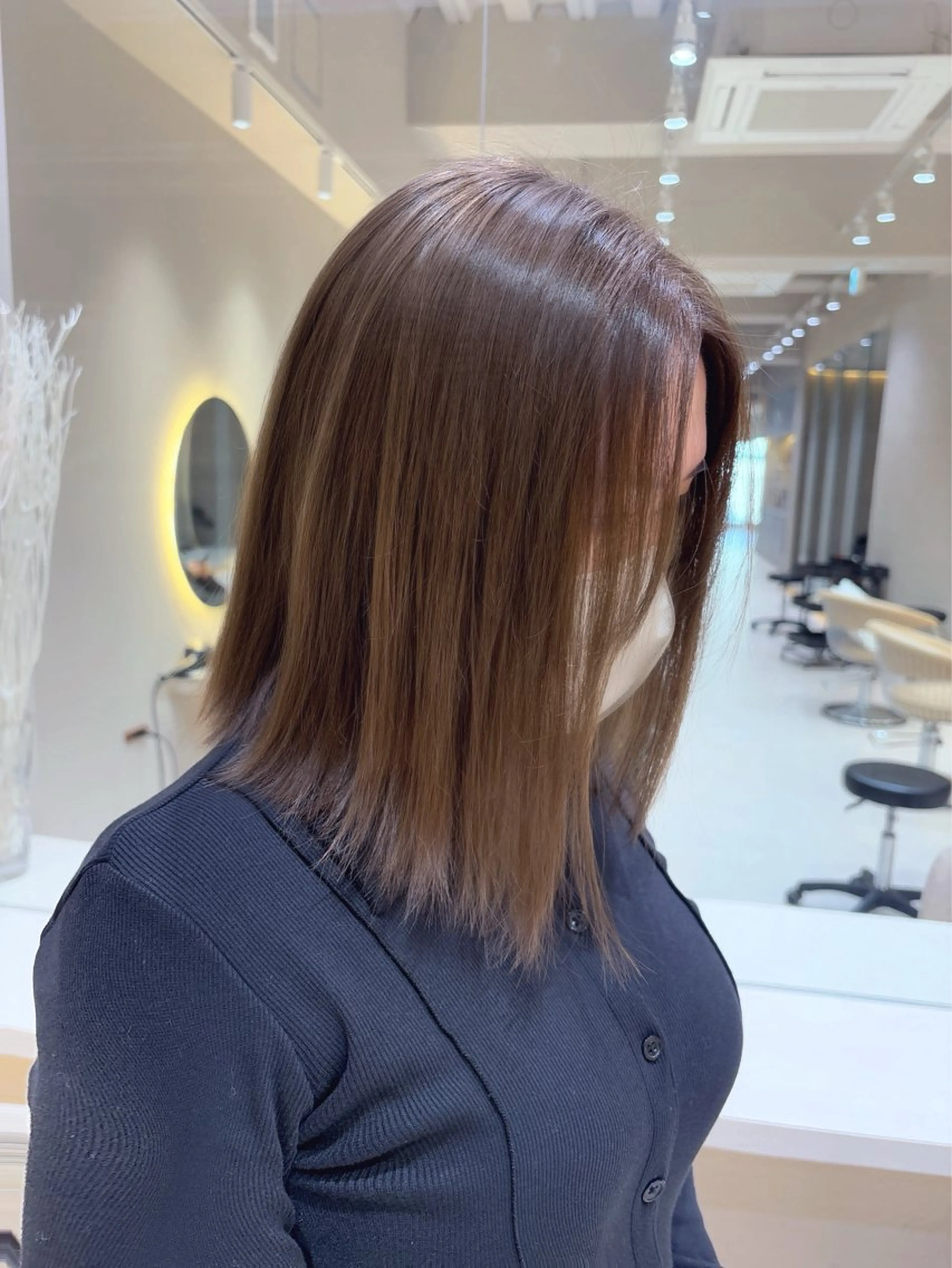 ミディアム カット ヘアカラー トリートメント ブリーチ🌟リタッチ 🎠KANON🎡のヘアスタイル