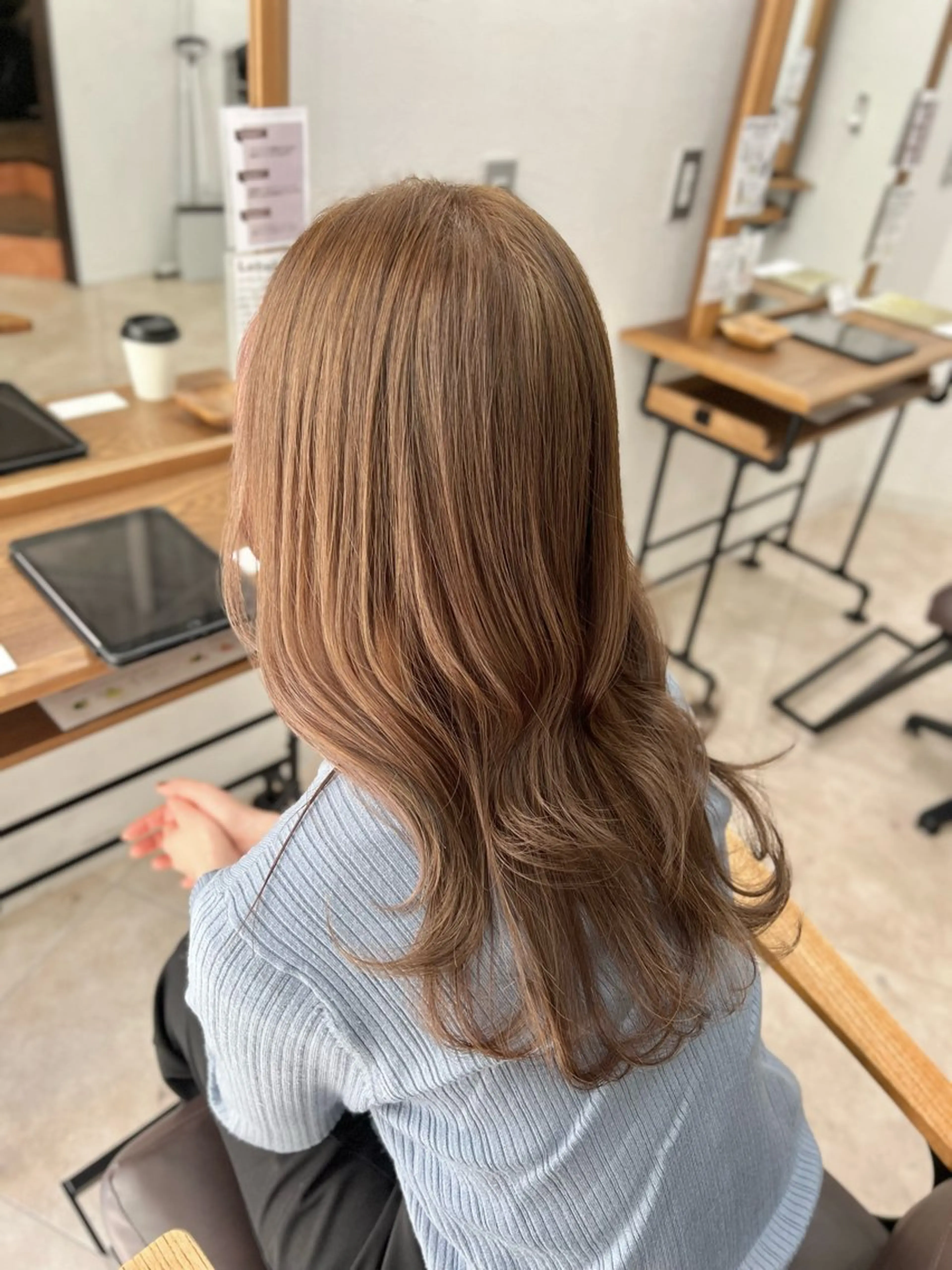 ワンカラーに差をつける透明感カラー✨《シークレットハイライトカラー》の写真