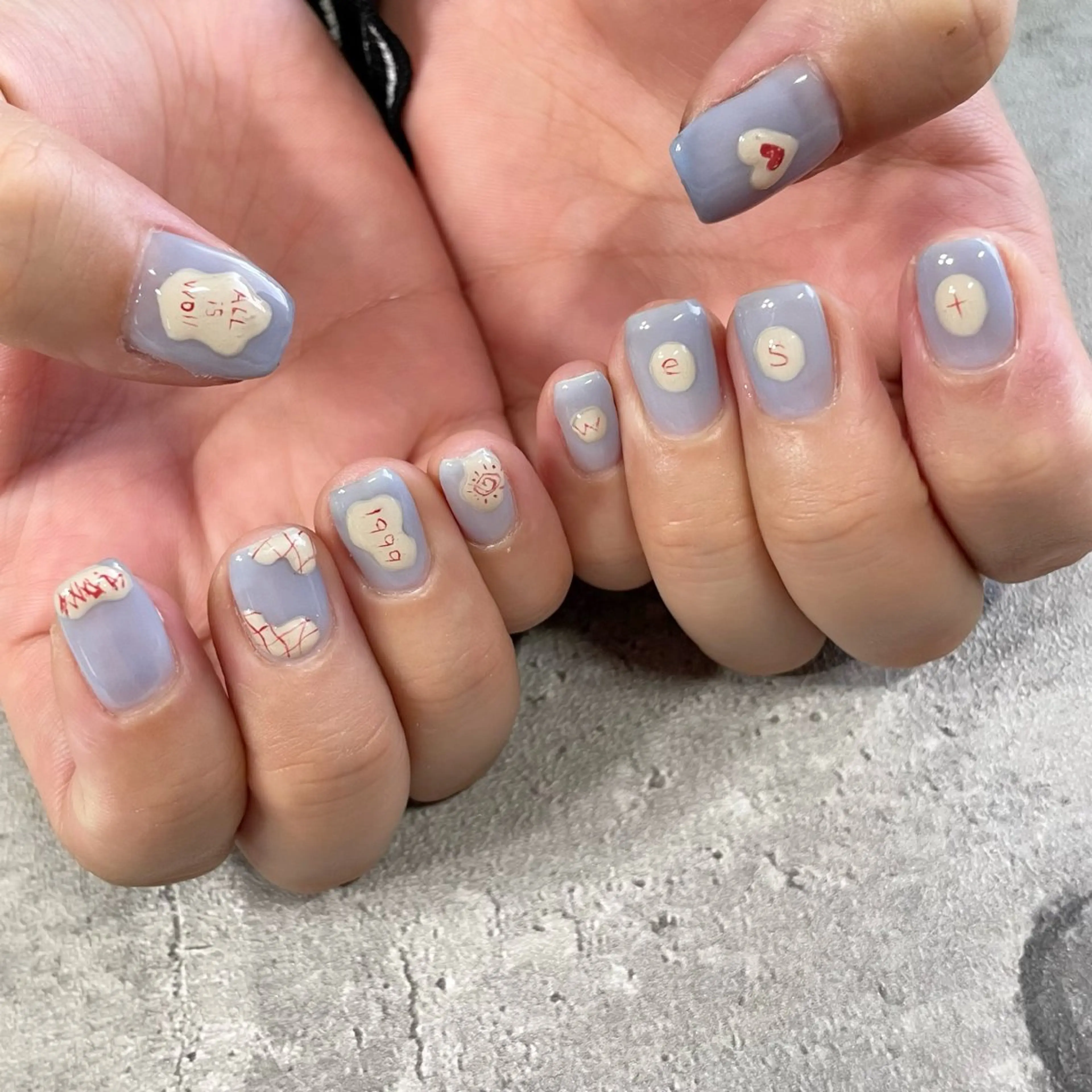 ネイル ジェルネイル 東 千夏のネイルデザイン