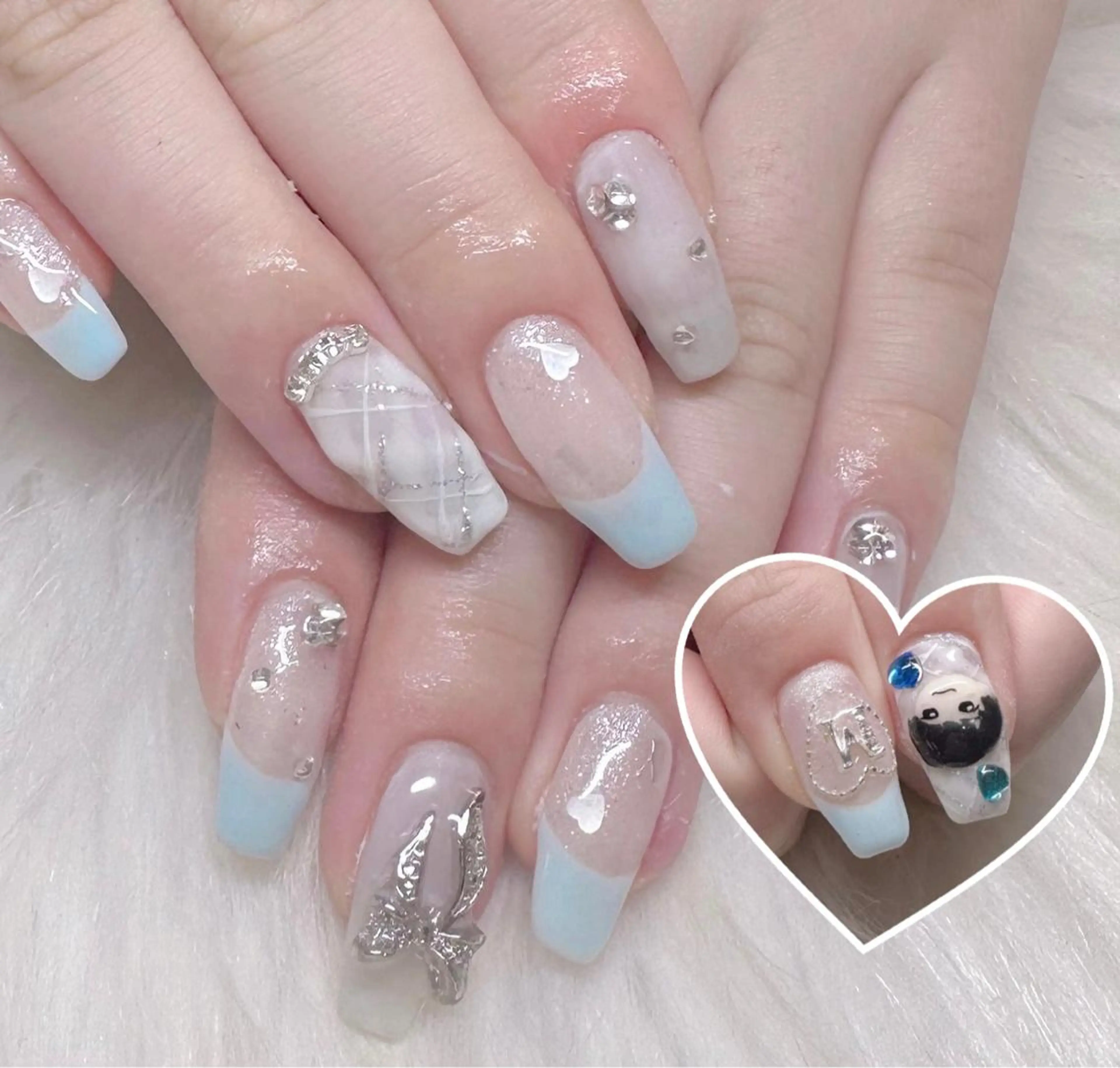 ネイル 持ち込み ハンドネイル Mari 🎀のネイルデザイン