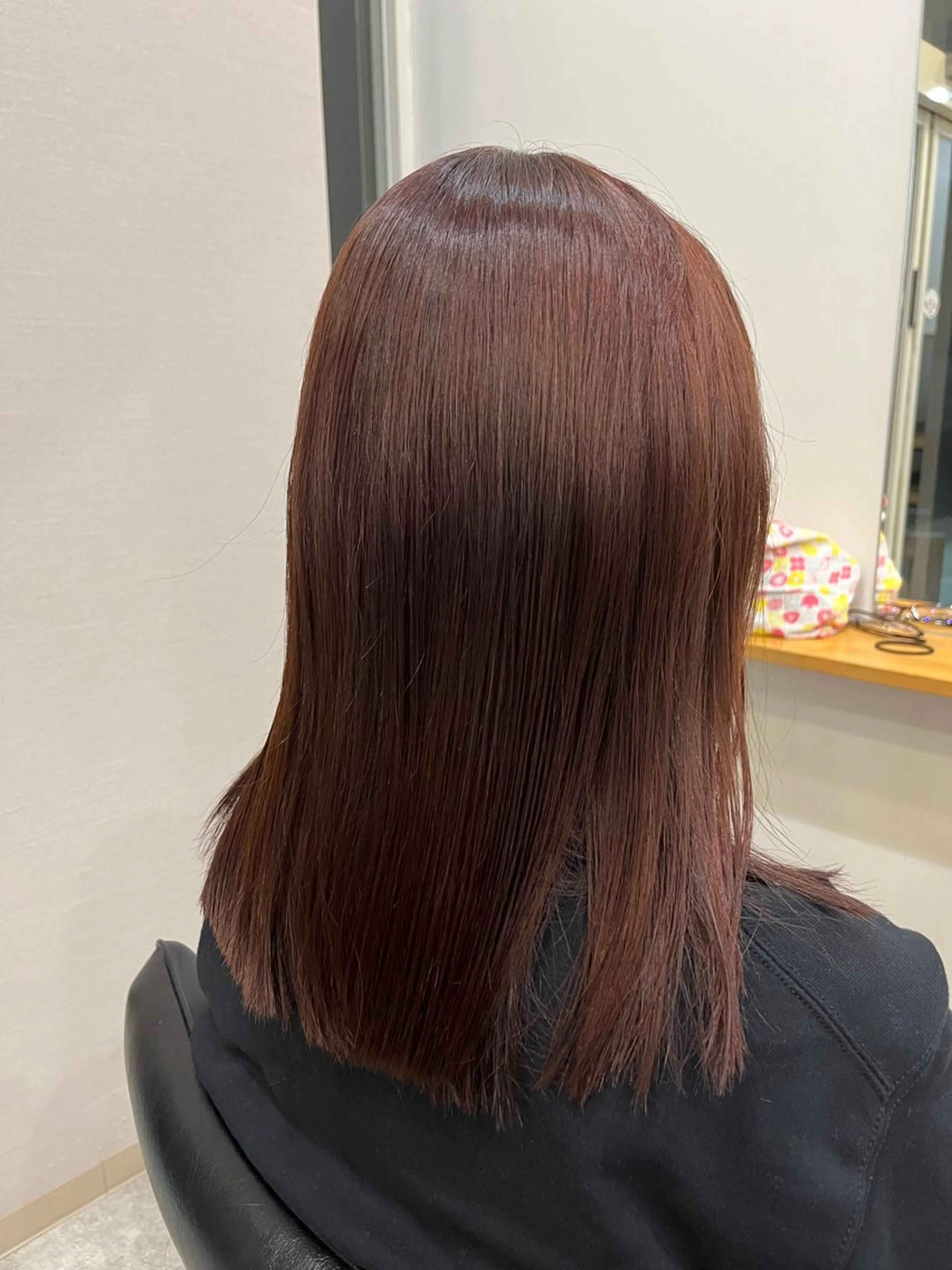ミディアム カラー ヘアカラー 岩佐 篤武のヘアスタイル
