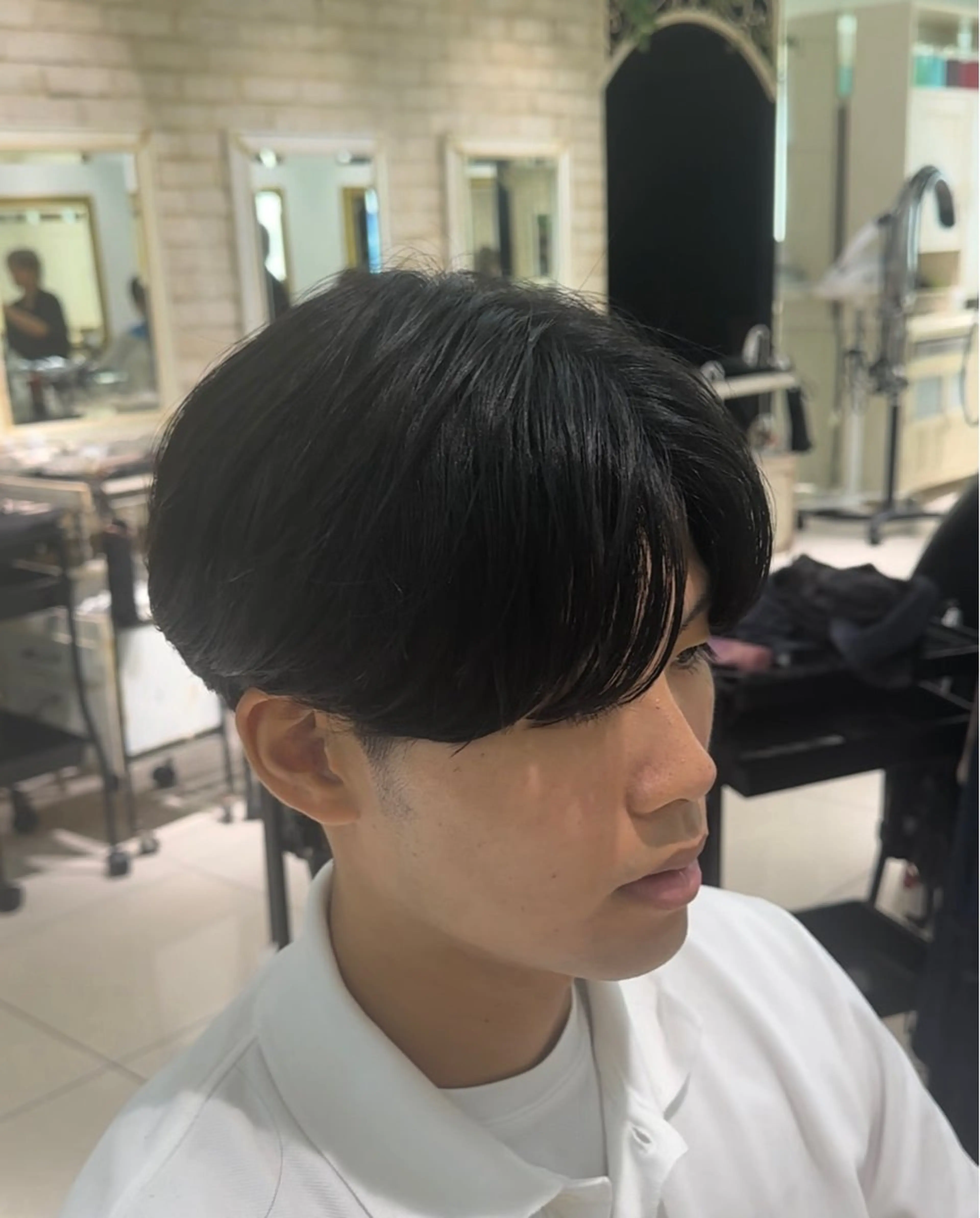 メンズ SALOWIN渋谷caldo店B1所属・岐津公太 メンズ縮毛矯正のプロのヘアスタイル