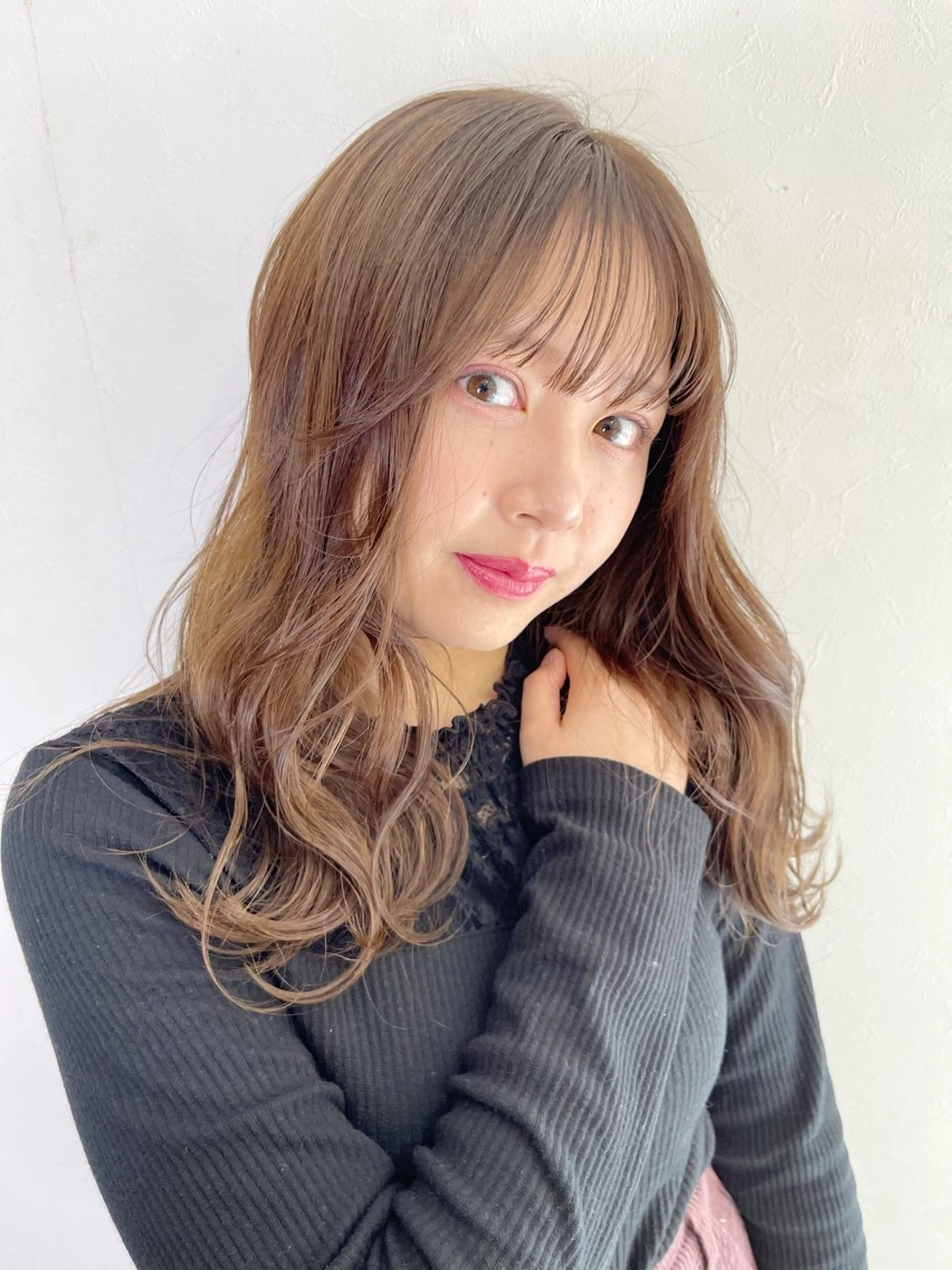 セミロング 剣持友希/ifh iizuka/高崎のヘアスタイル