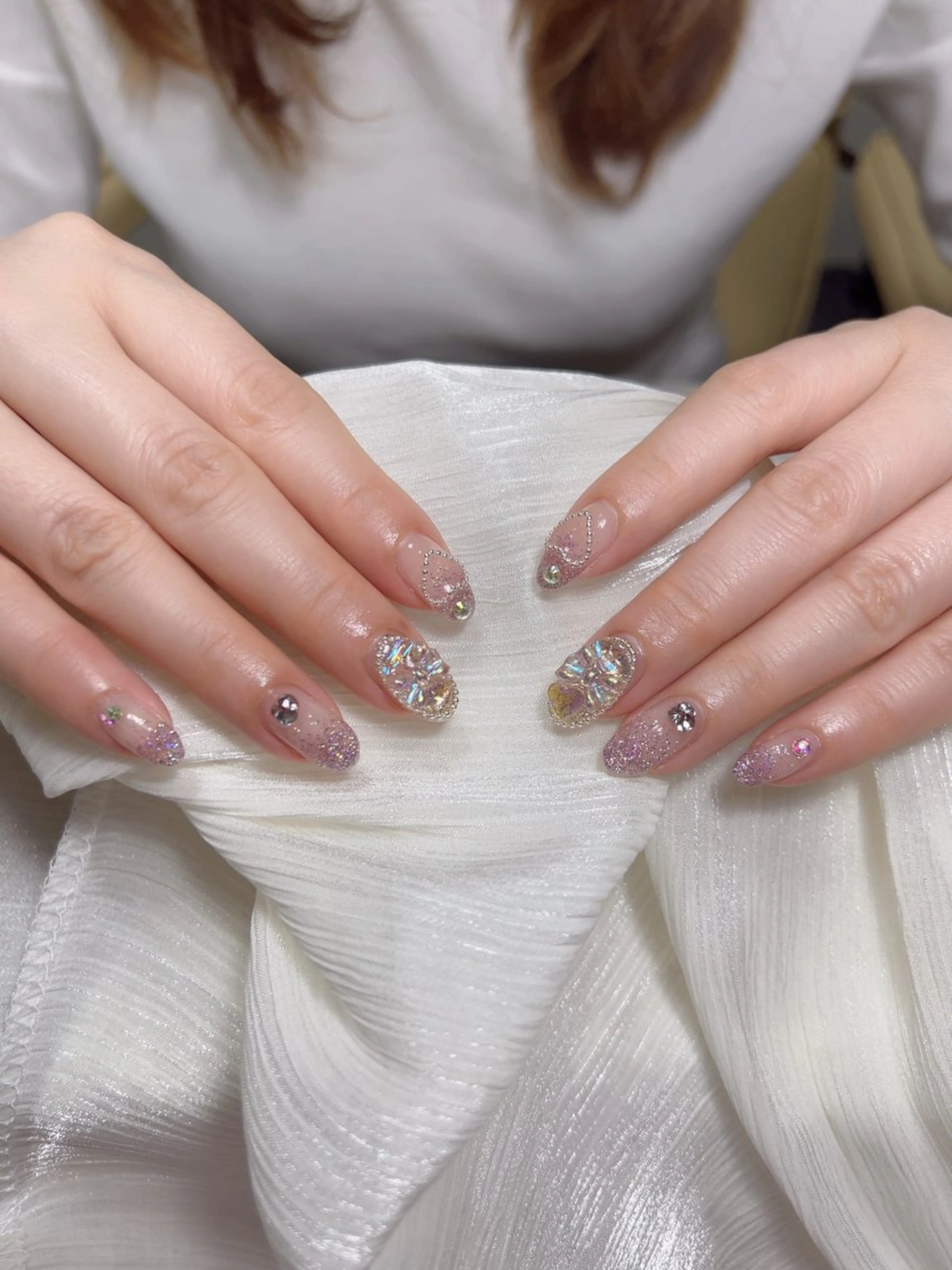 ネイル ハンドネイル ハンドケア 🎀Pink ピンク🎀のネイルデザイン