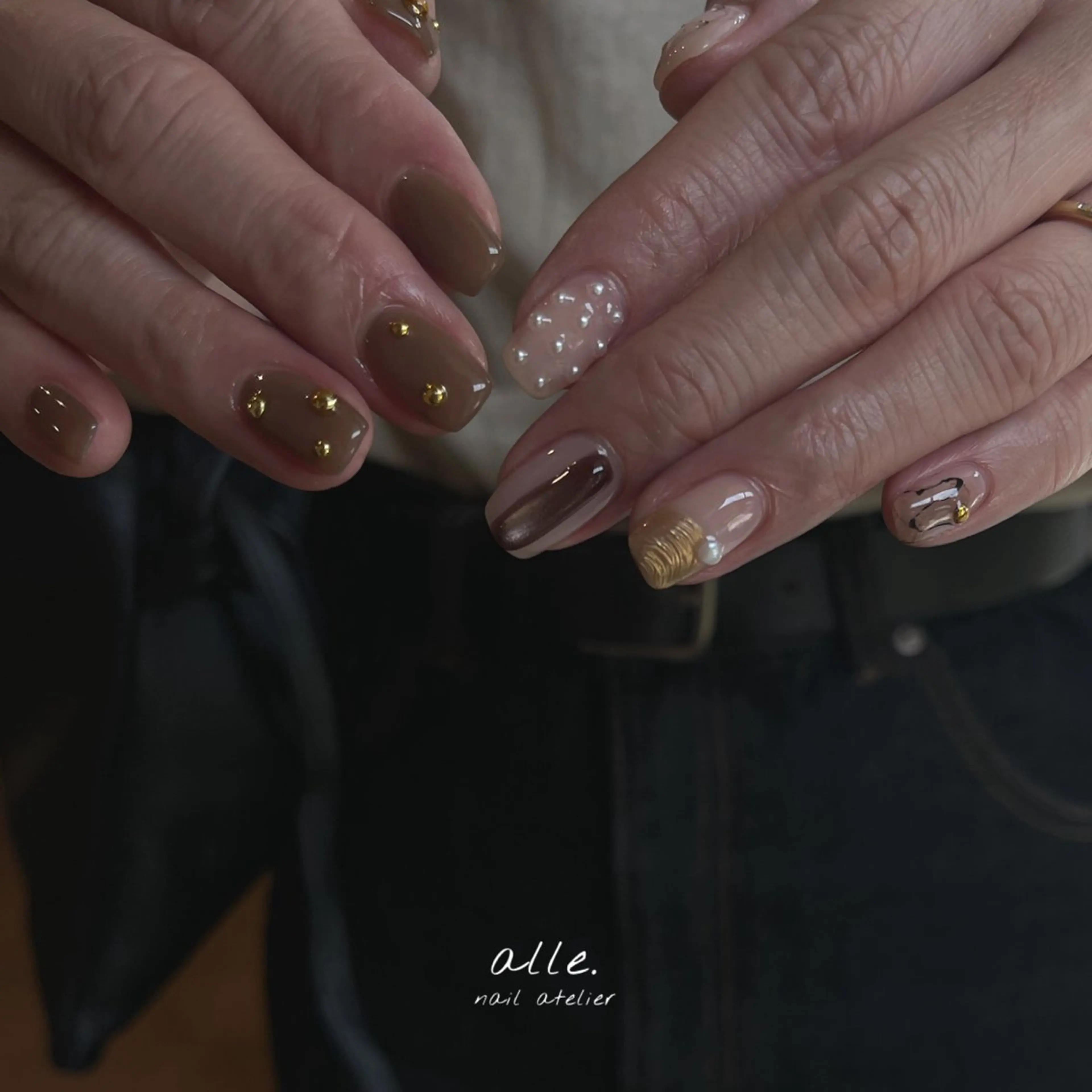 ネイル ハンドネイル atelier alle.のネイルデザイン