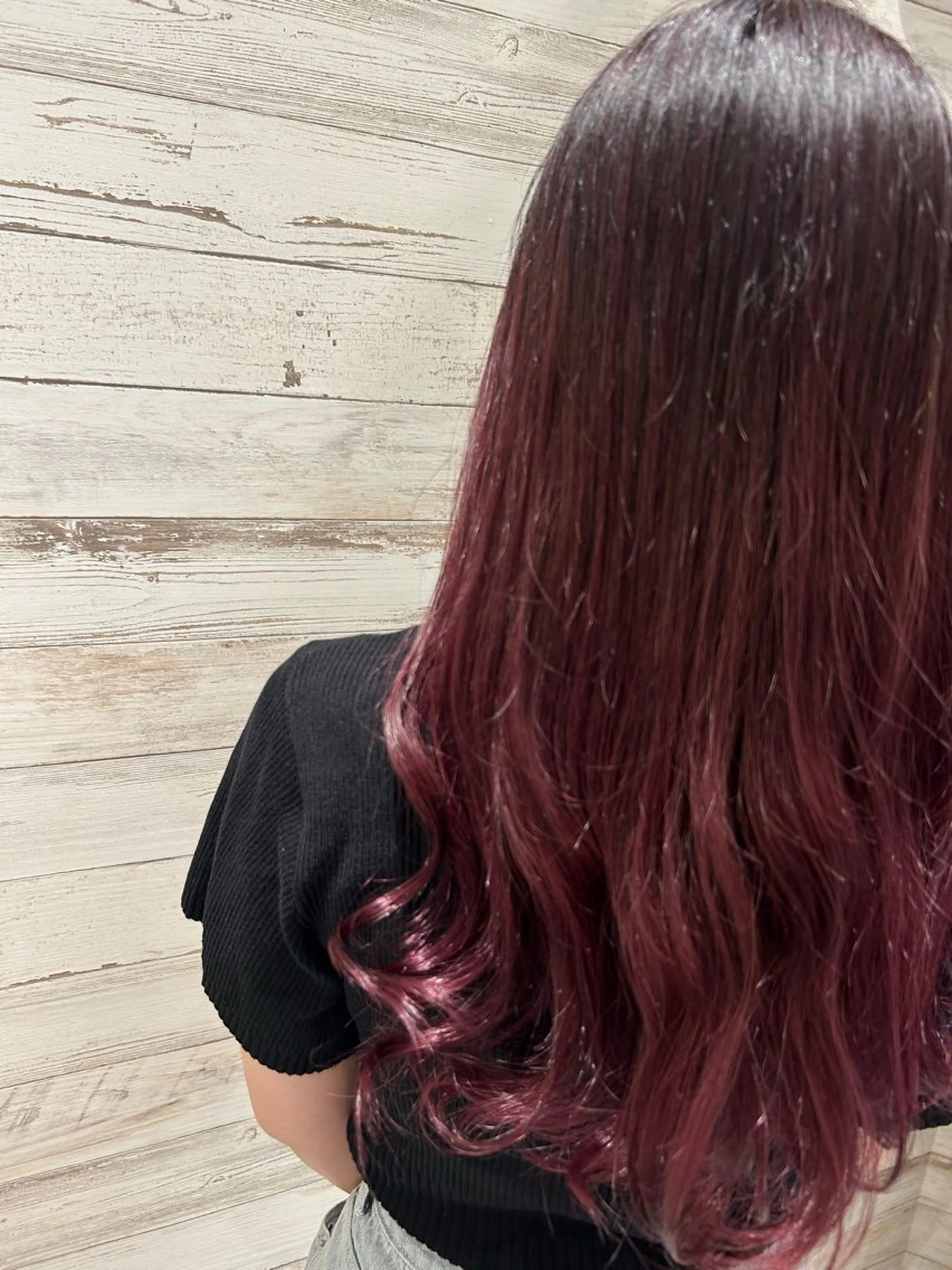 ロング カラー 髪質改善/縮毛矯正 ツヤ髪🩷さつきのヘアスタイル
