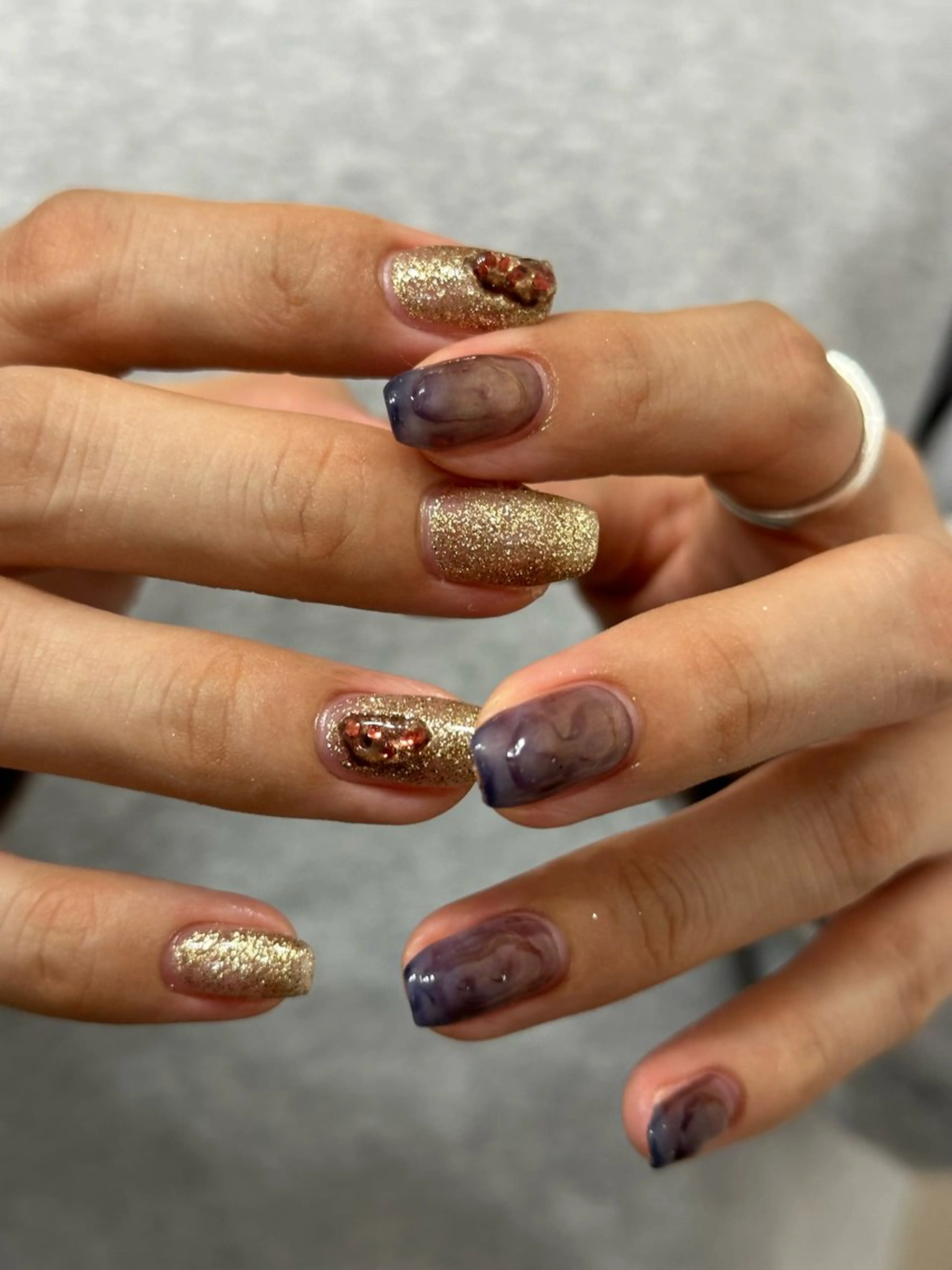 ネイル ハンドネイル フットネイル kiii.__ ✴︎*のネイルデザイン