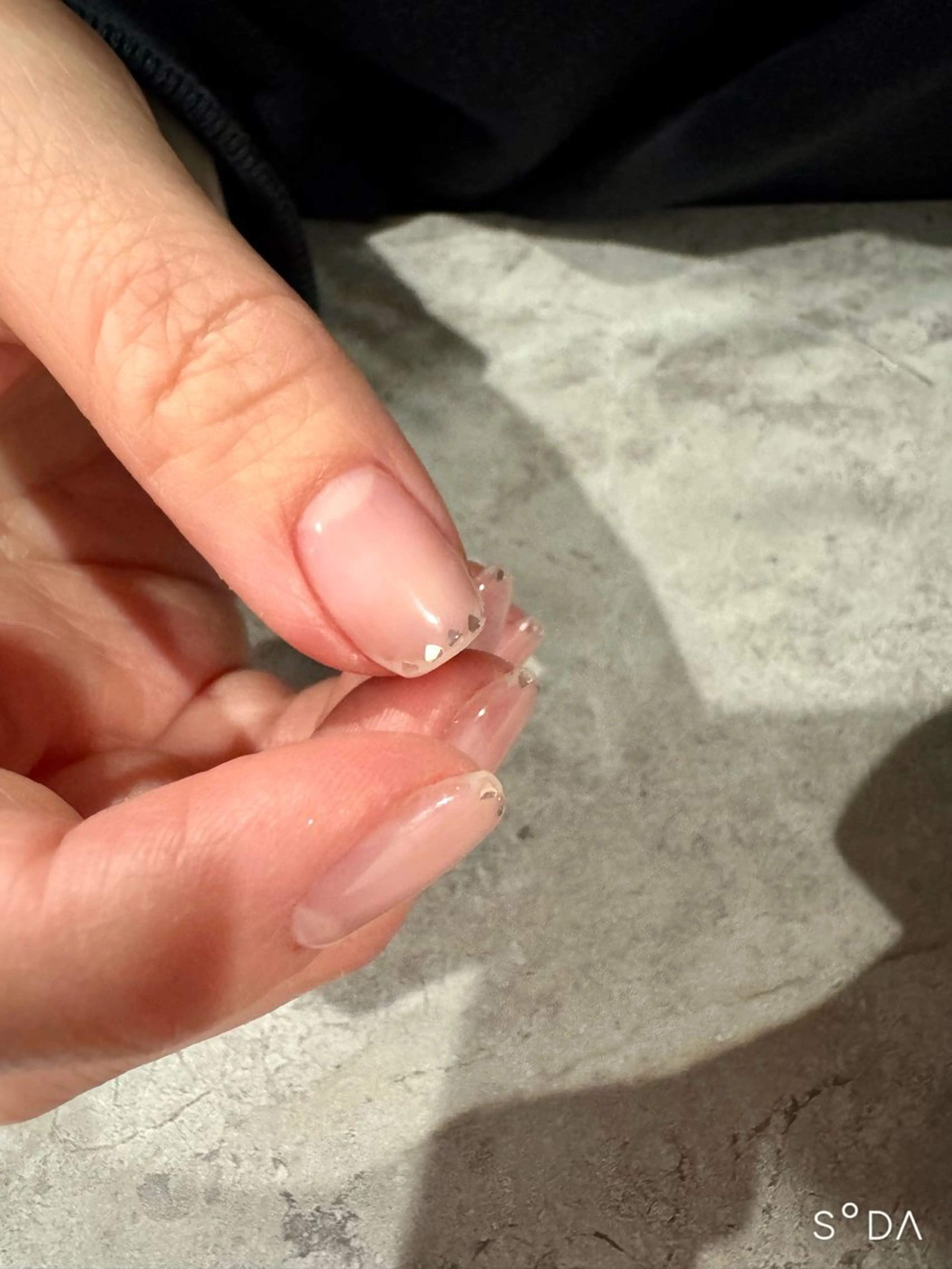 ネイル ハート ハンドネイル Blé nailのネイルデザイン