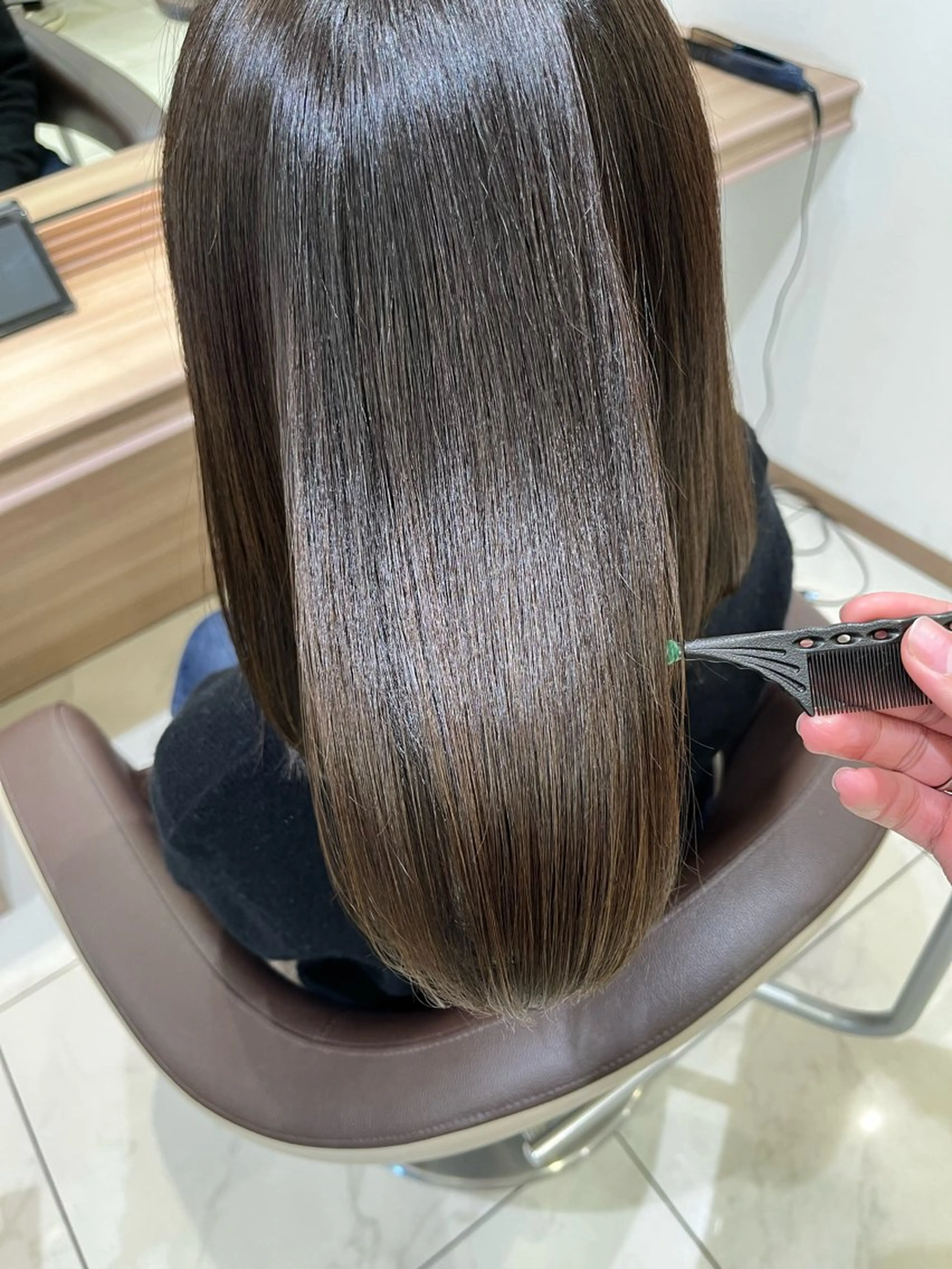 ロング カット 縮毛矯正 メンズ毛流れ 縮毛特化/土屋丈のヘアスタイル