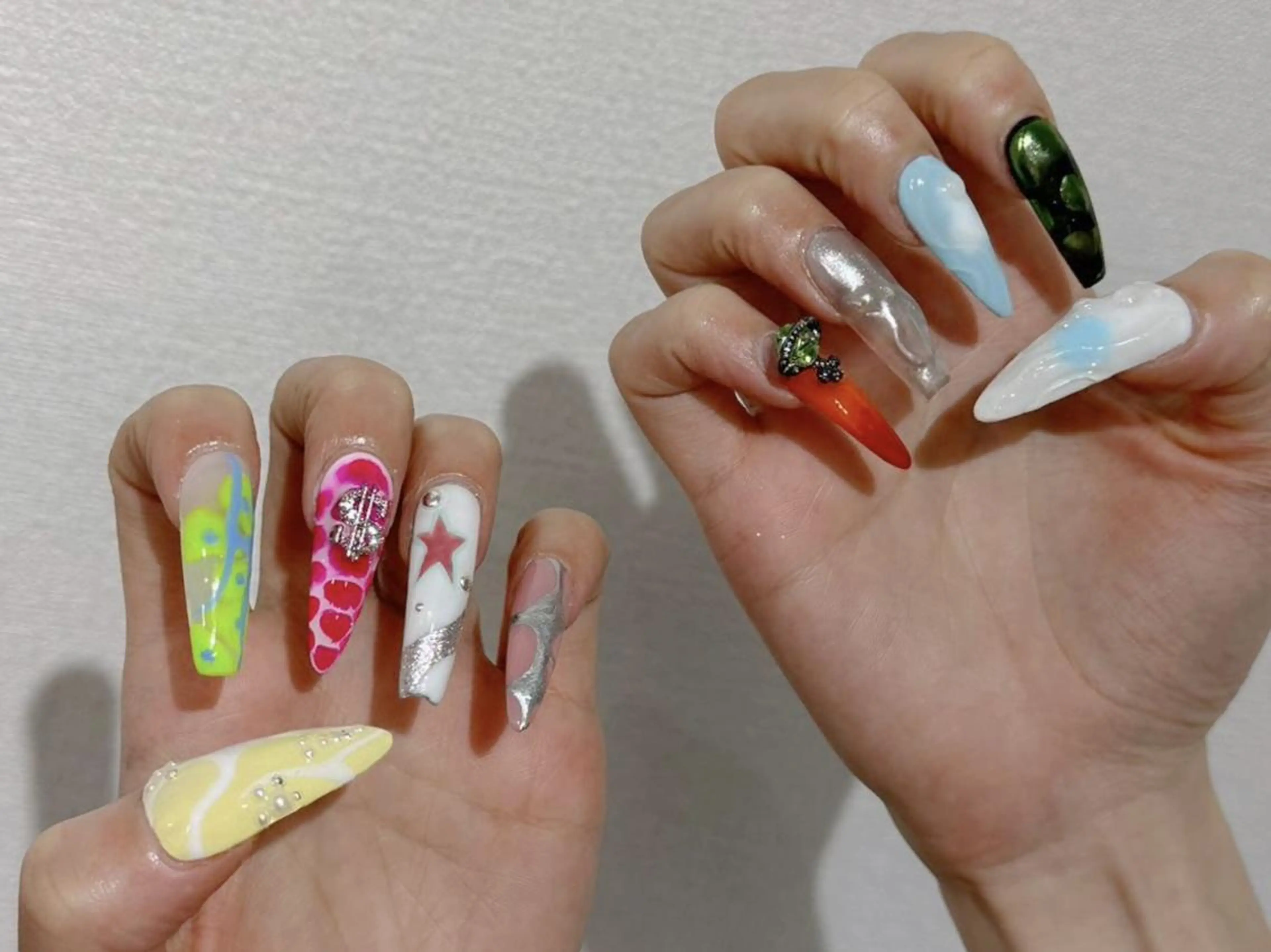 ネイル ゴージャス 持ち込み スカルプネイル ハンドネイル ハンドケア Plenty 🚢のネイルデザイン