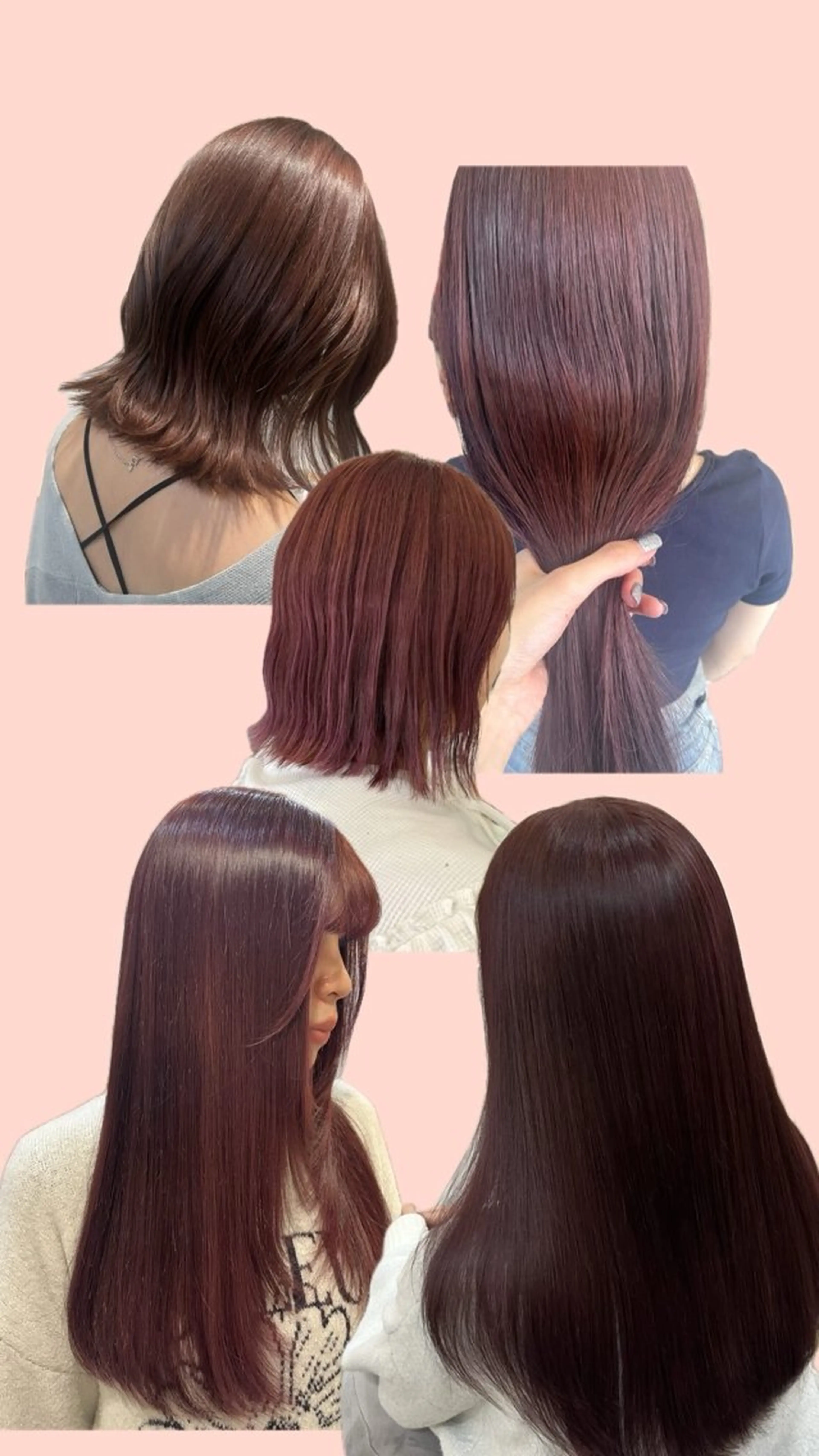 カラー カット ヘアカラー トリートメント 山口 愛結のヘアスタイル