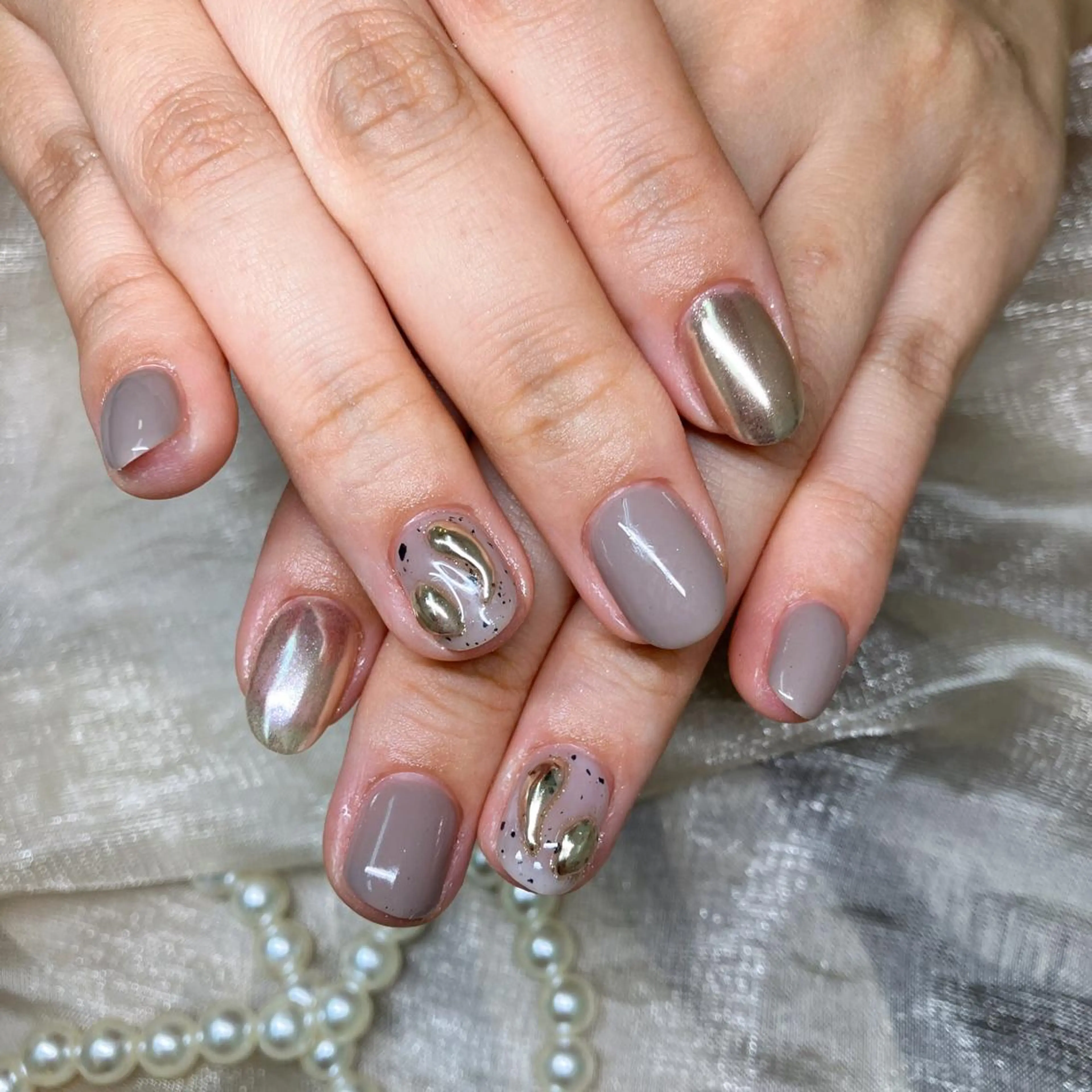 ネイル シンプルネイル リ サのネイルデザイン