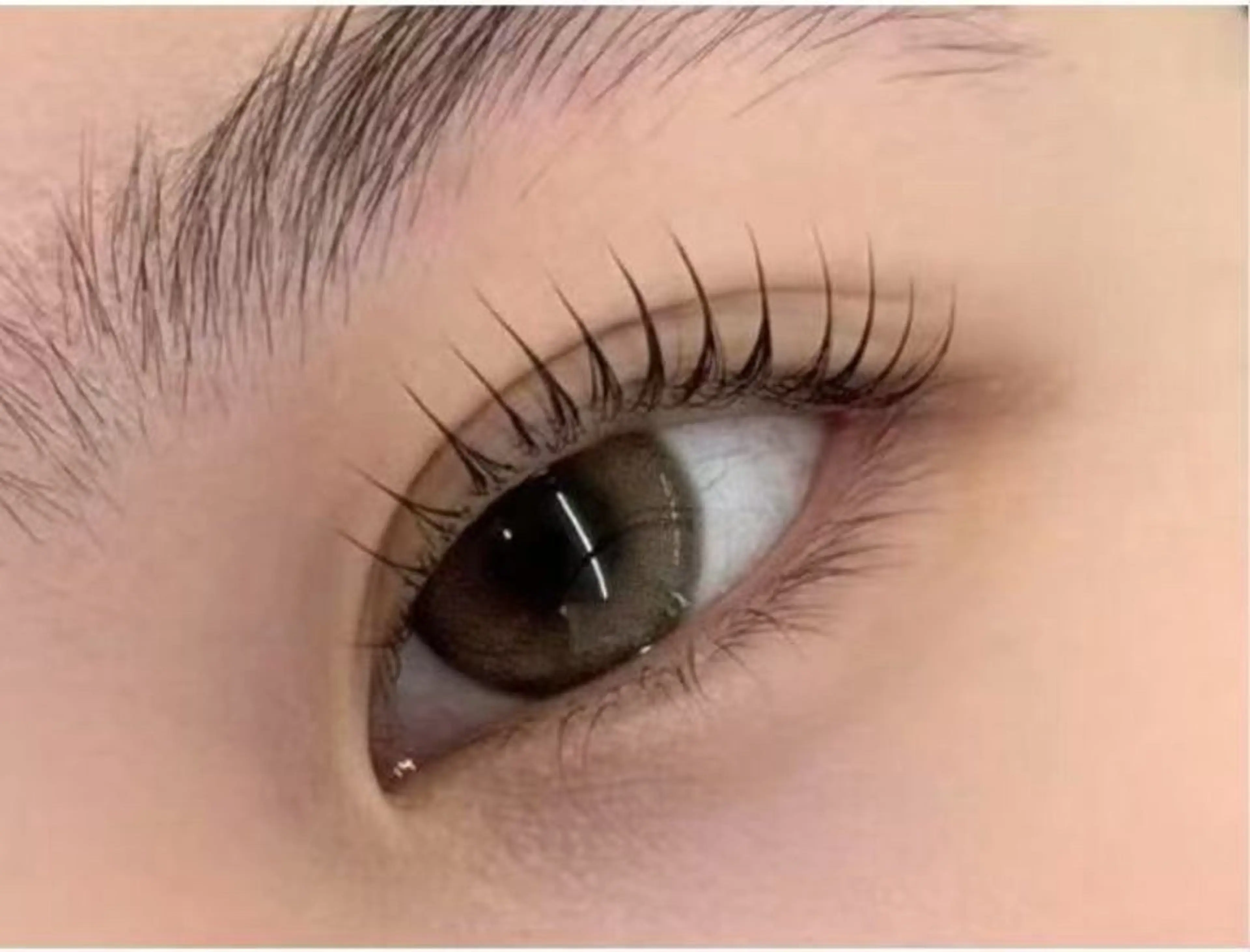 韓国で大流行☆マスカラパーマ、まつ毛パーマ×ブラックティント上¥4980の写真