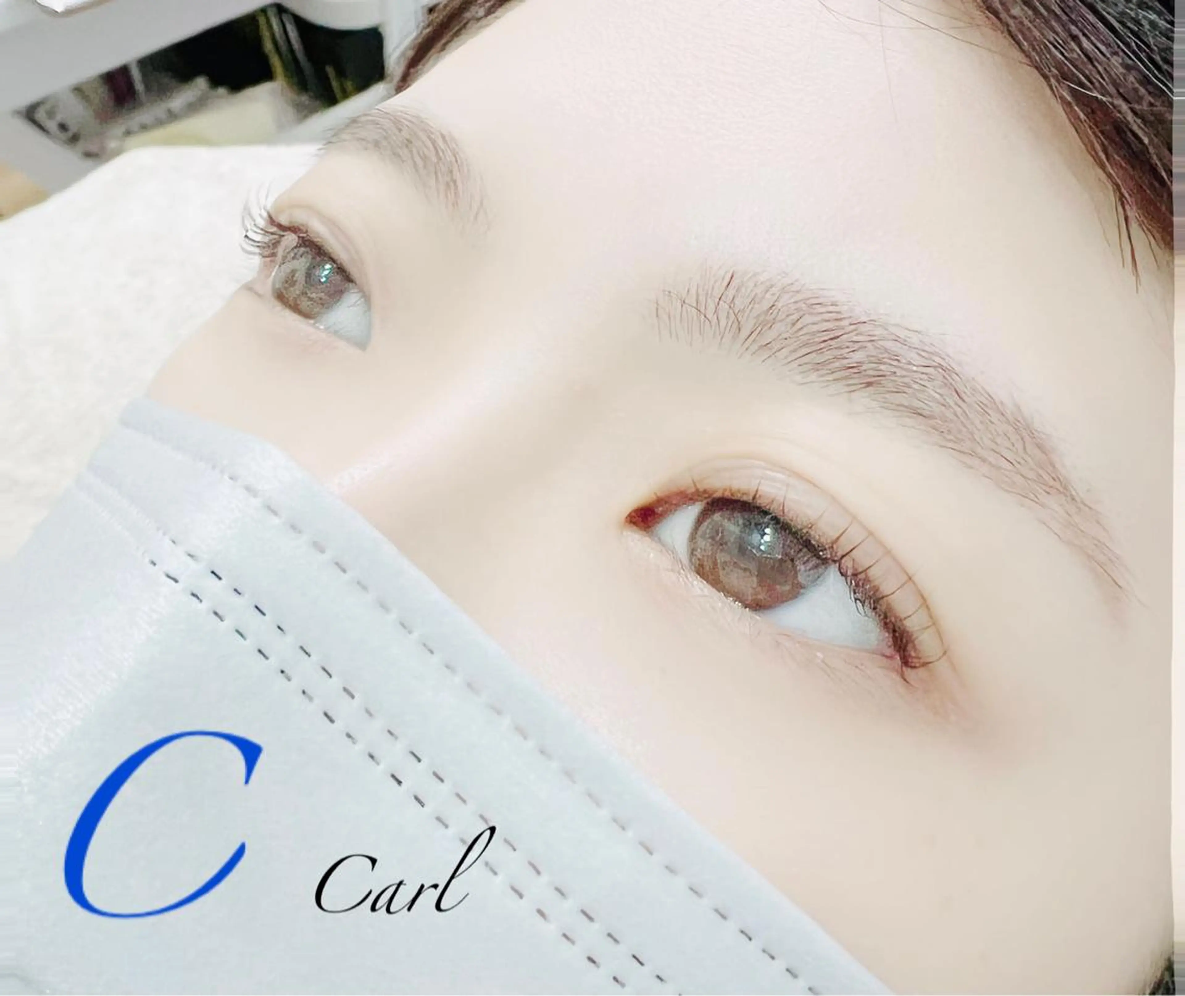 マツエク・マツパ ケラチンラッシュリフト バインドロック Cカール キュート フラットラッシュ eyelash presh yukaのマツエク・マツパデザイン