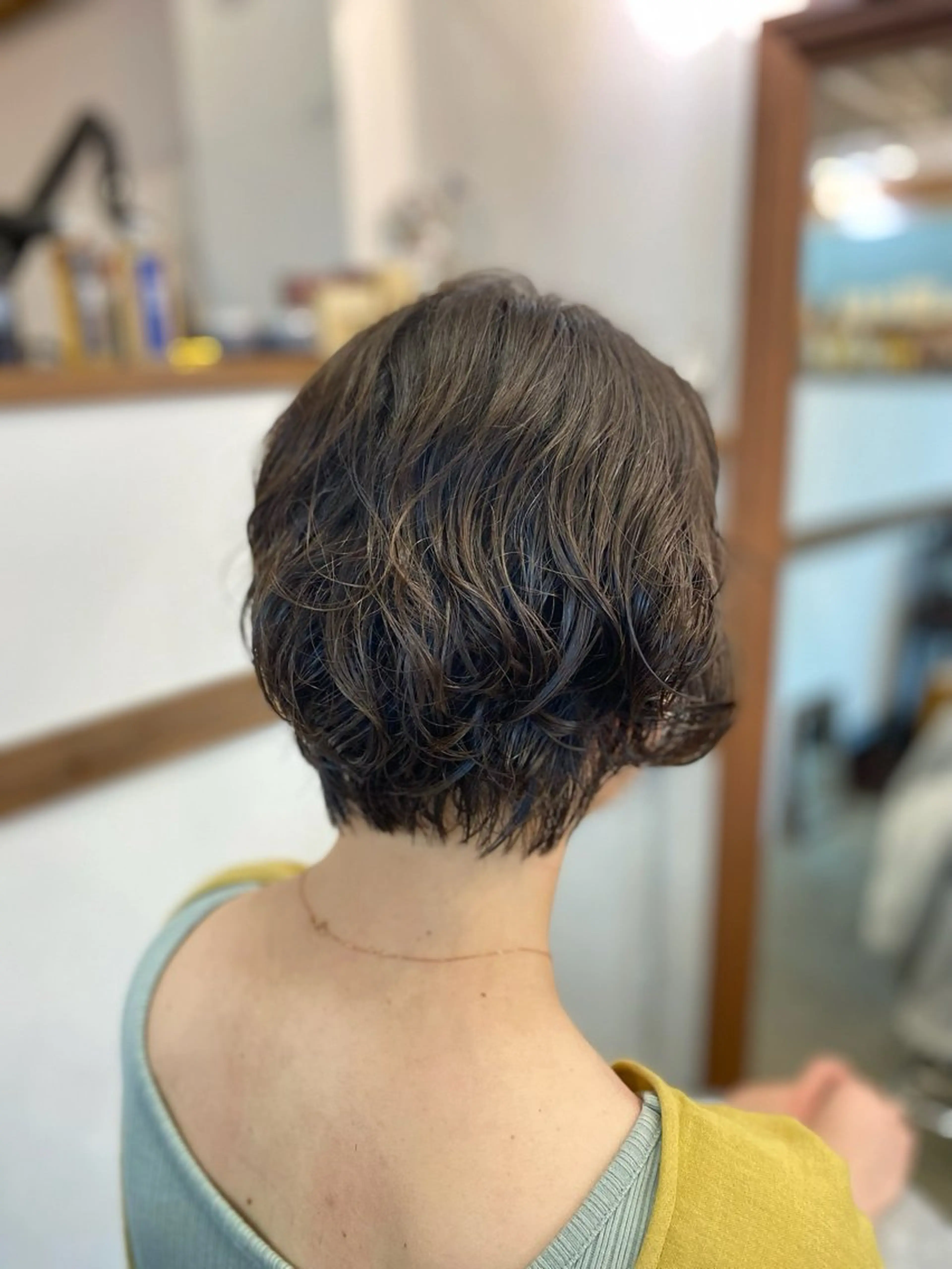 ショート パーマ 木宮 美緒のヘアスタイル
