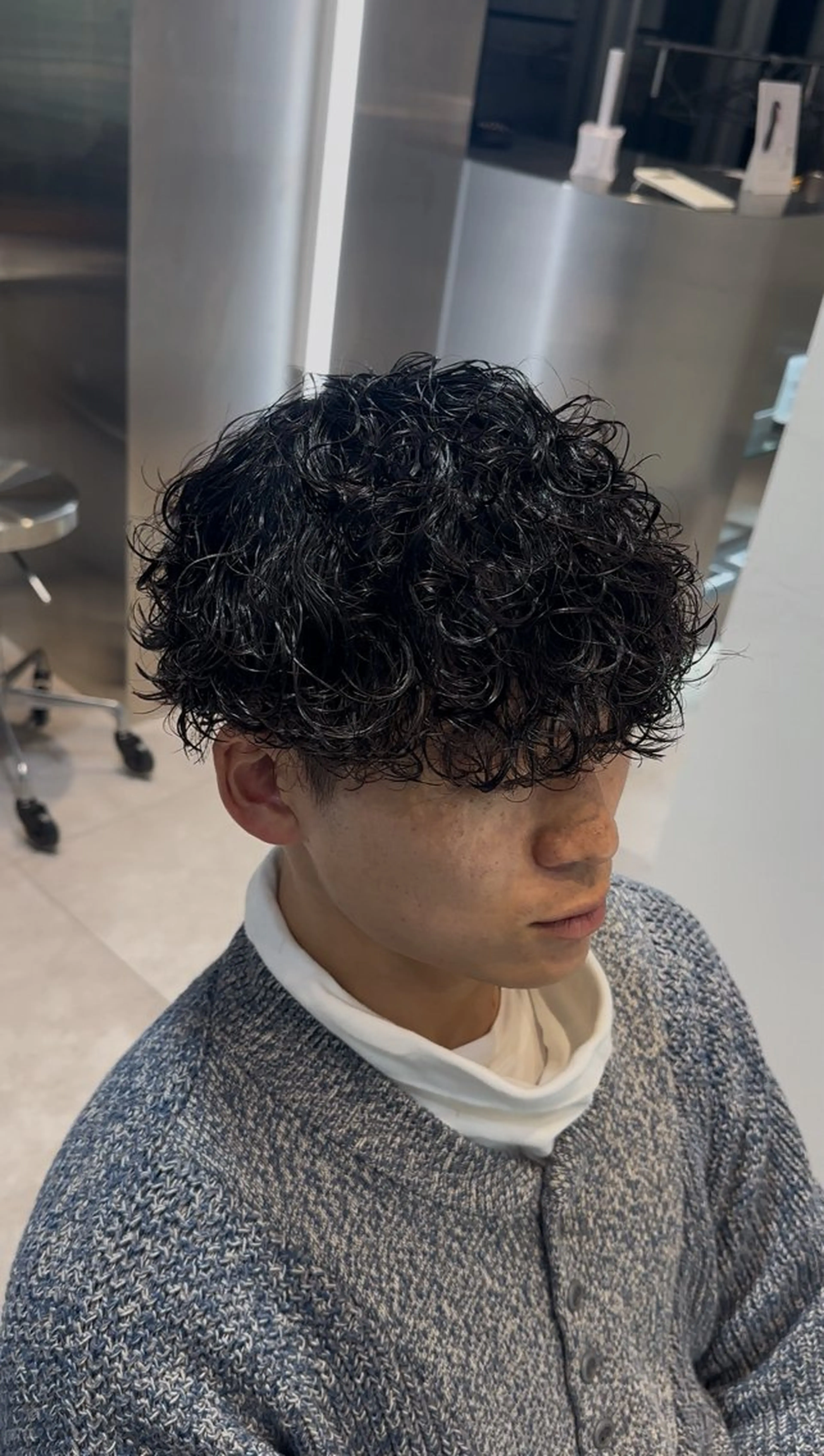 ショート パーマ 似合わせパーマ🔥 河浪  大智のヘアスタイル