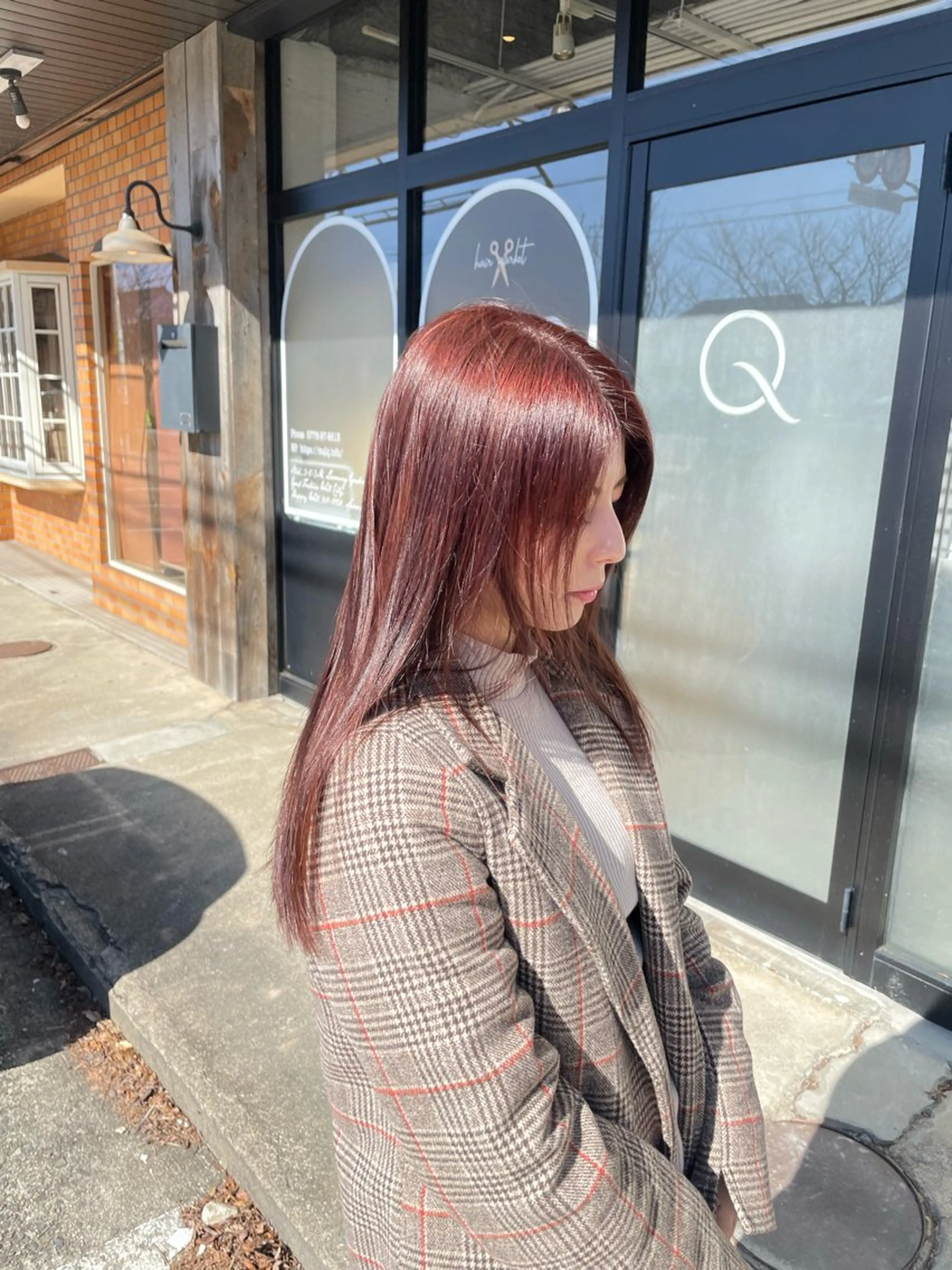 ロング カラー 見奈美 凜のヘアスタイル