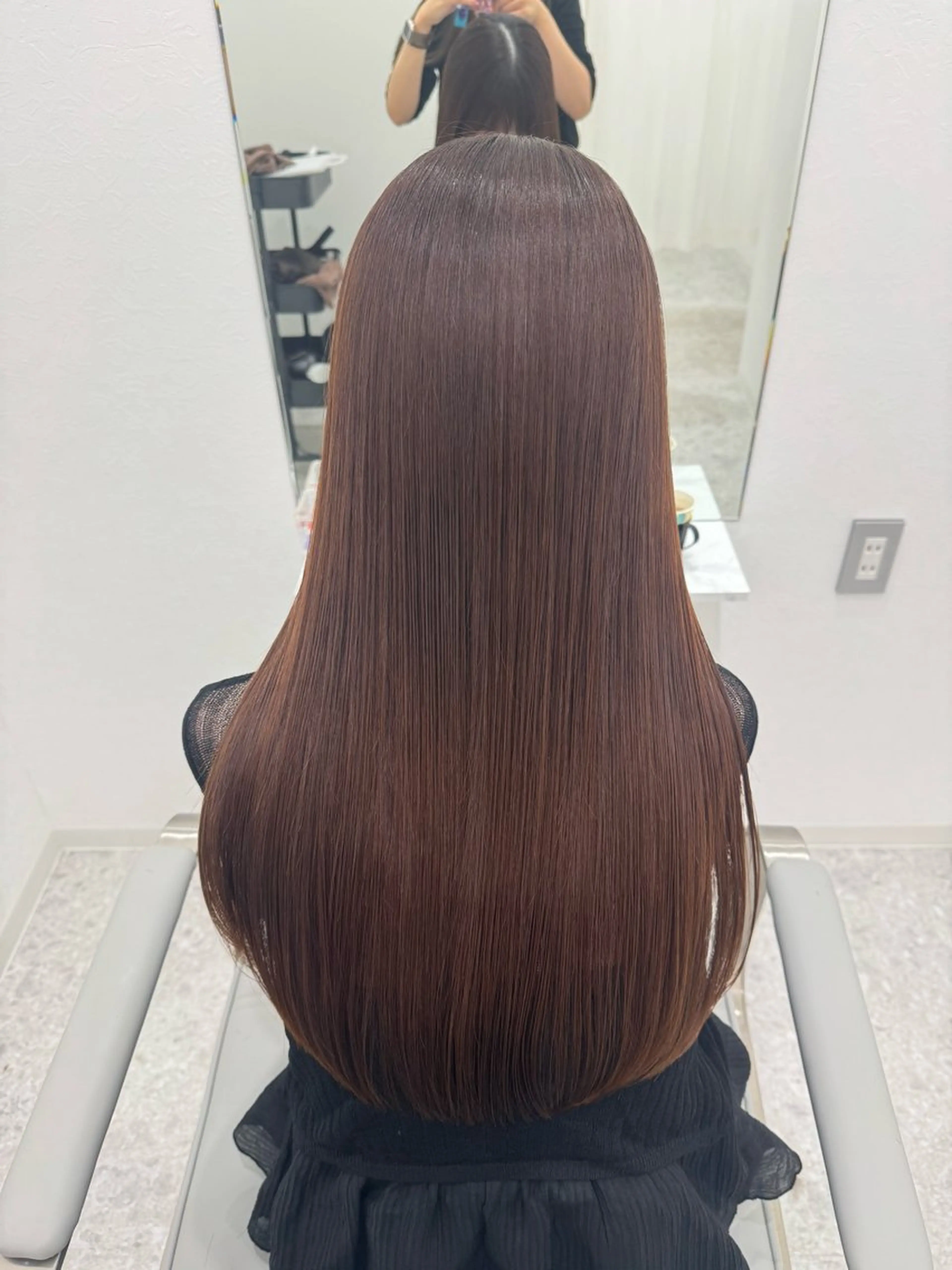 ロング 縮毛矯正 カット 縮毛矯正 トリートメント 💎縮毛矯正/透明感 カラー💎椎葉みひろのヘアスタイル