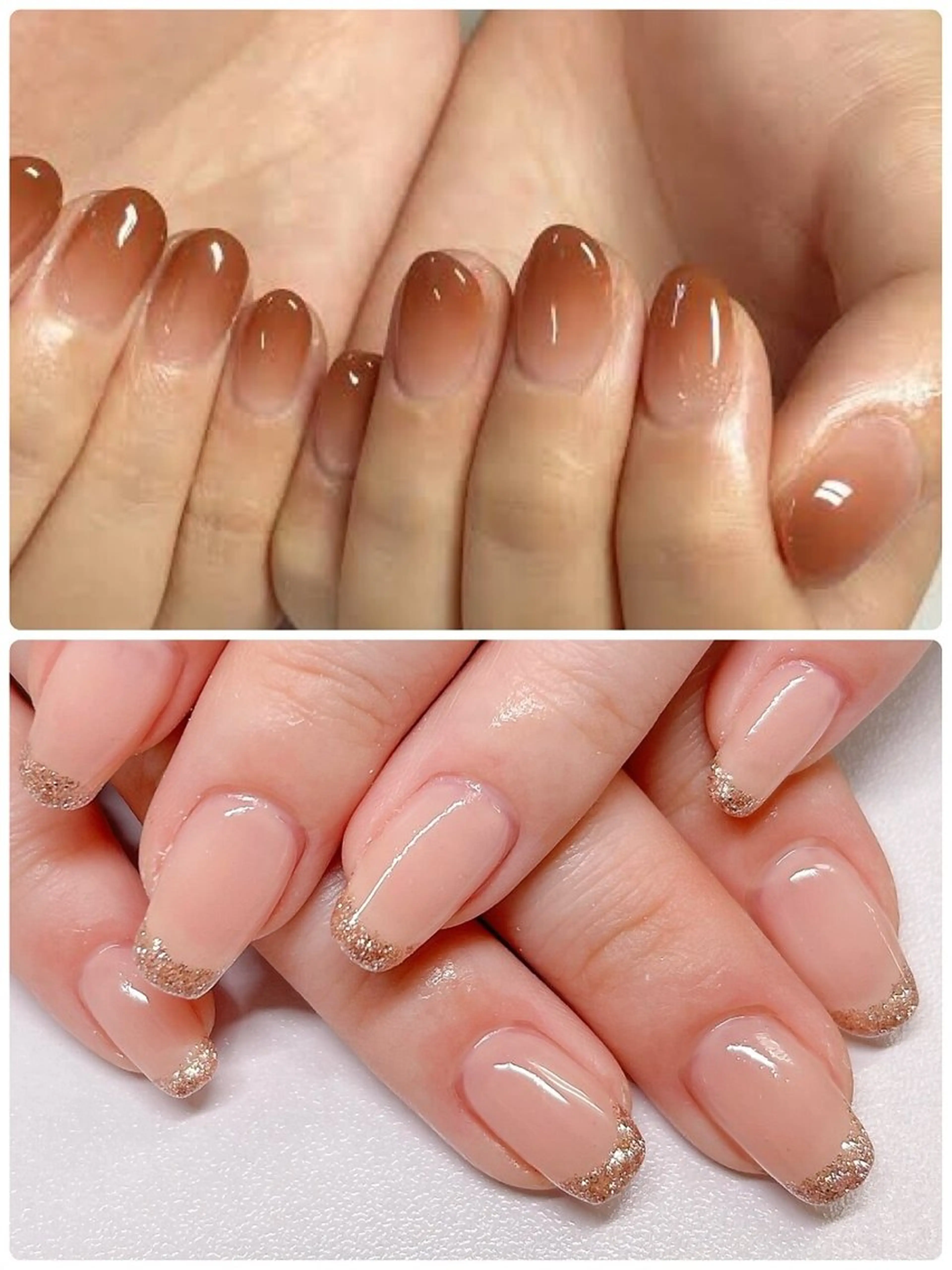 オフなしカラグラorフレンチ（ベースカラーなし)¥7000の写真