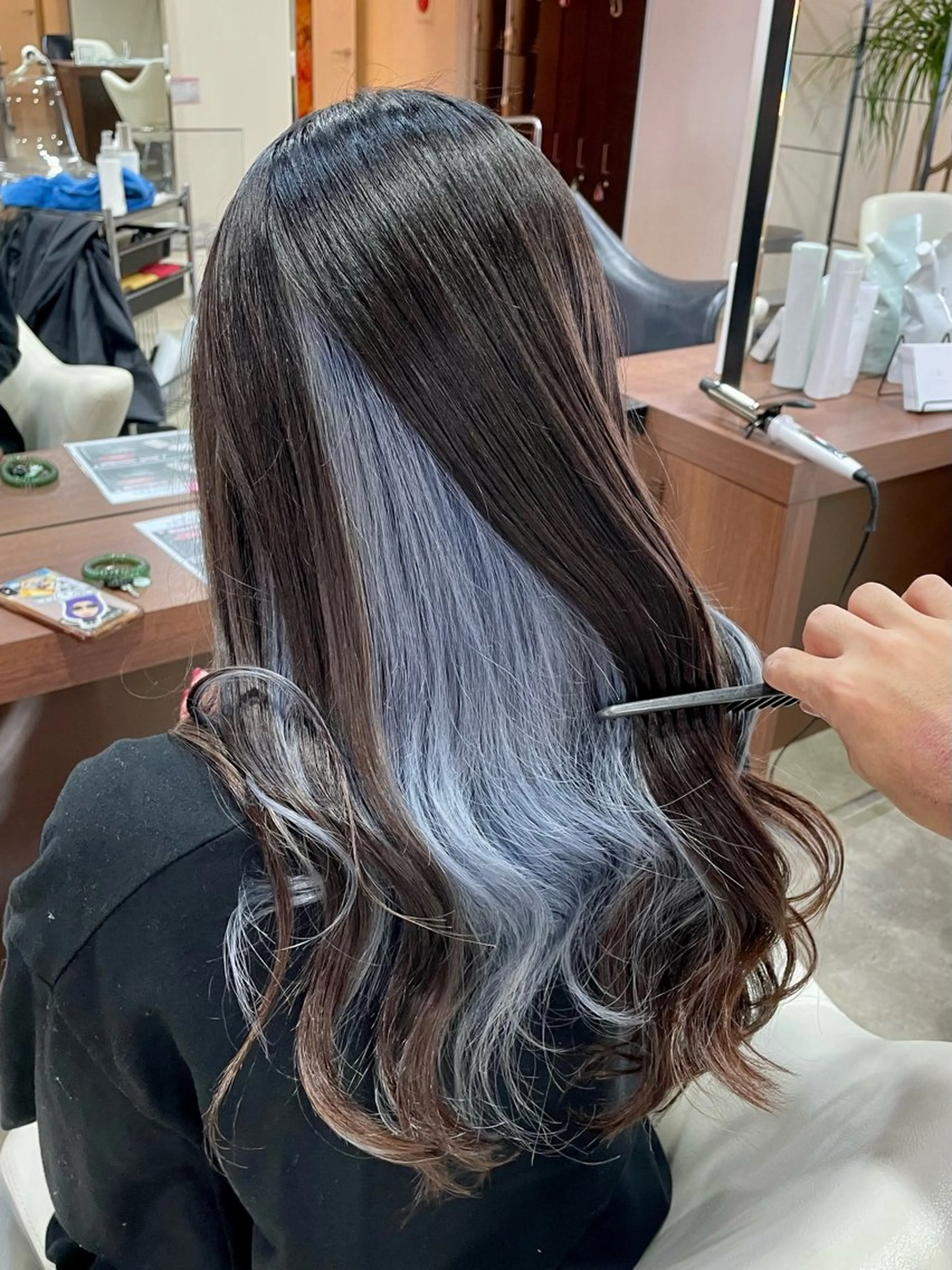 セミロング ヘアカラー W_SALON ［四条河原町］のヘアスタイル