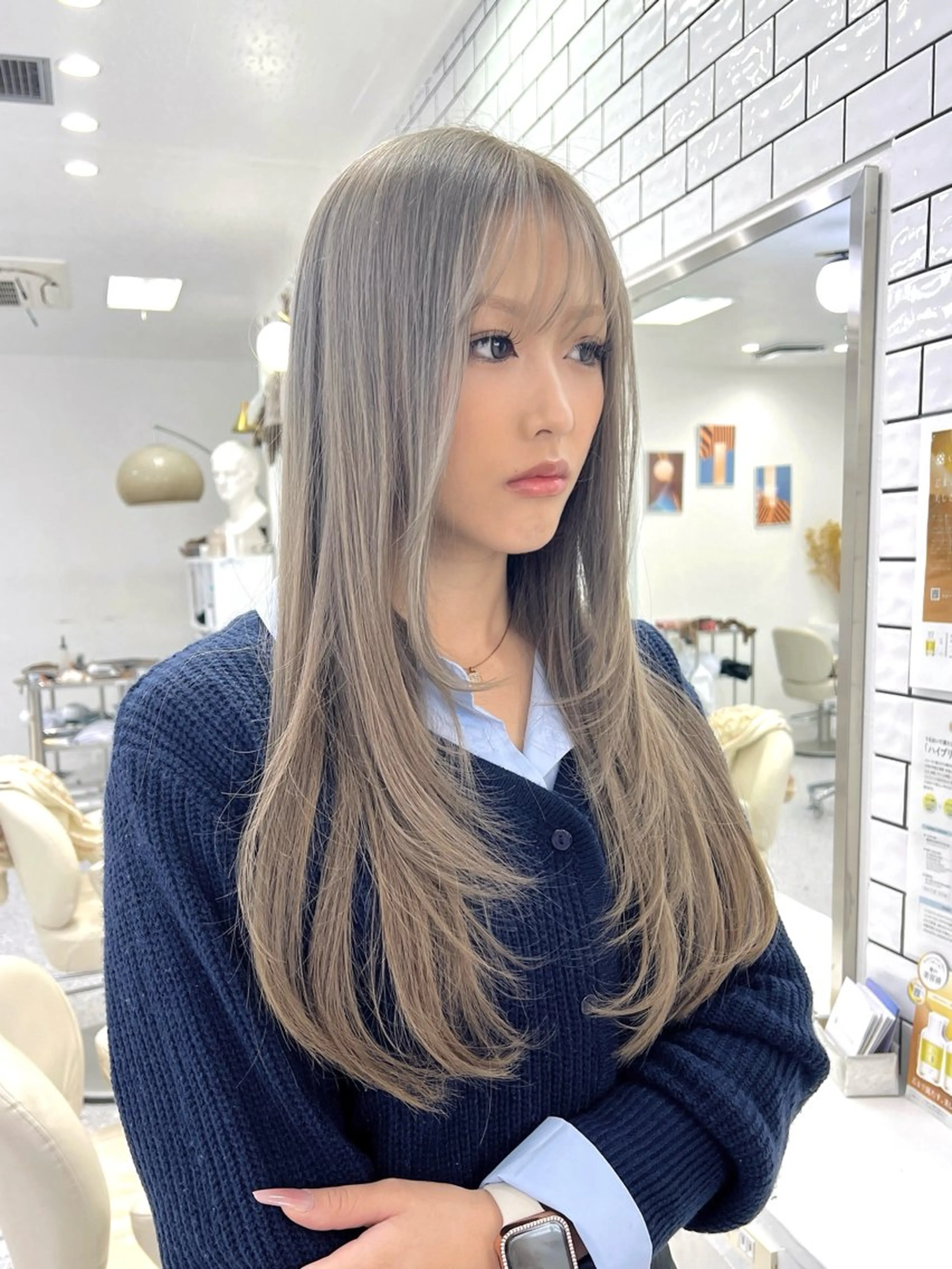 ロング カラー カット ヘアカラー トリートメント 【YUIMARL】 TATSUYAのヘアスタイル