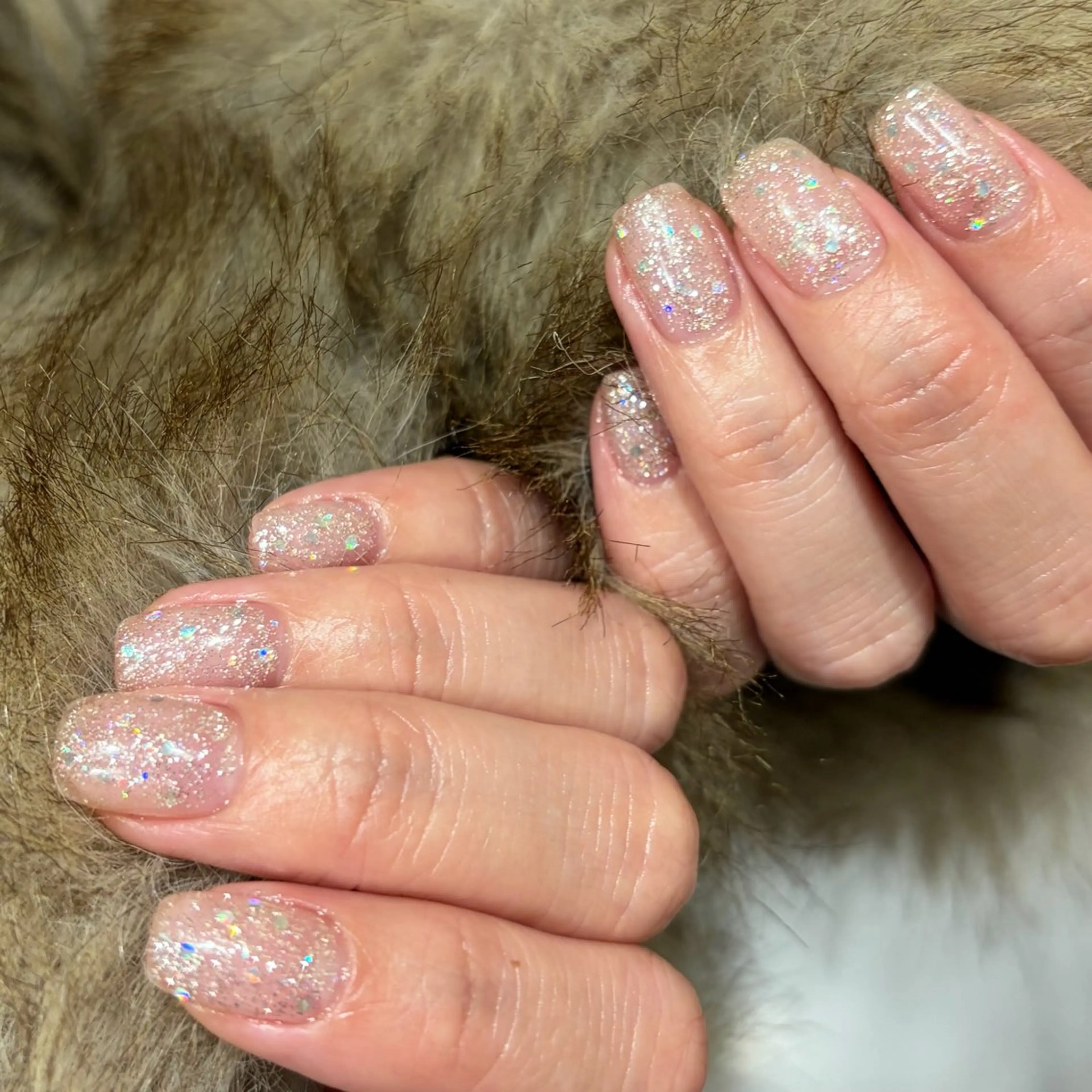 ネイル フラッシュネイル キラキラネイル ラメ(グリッター) ワンカラーネイル ハンドネイル nailmum jijiのネイルデザイン