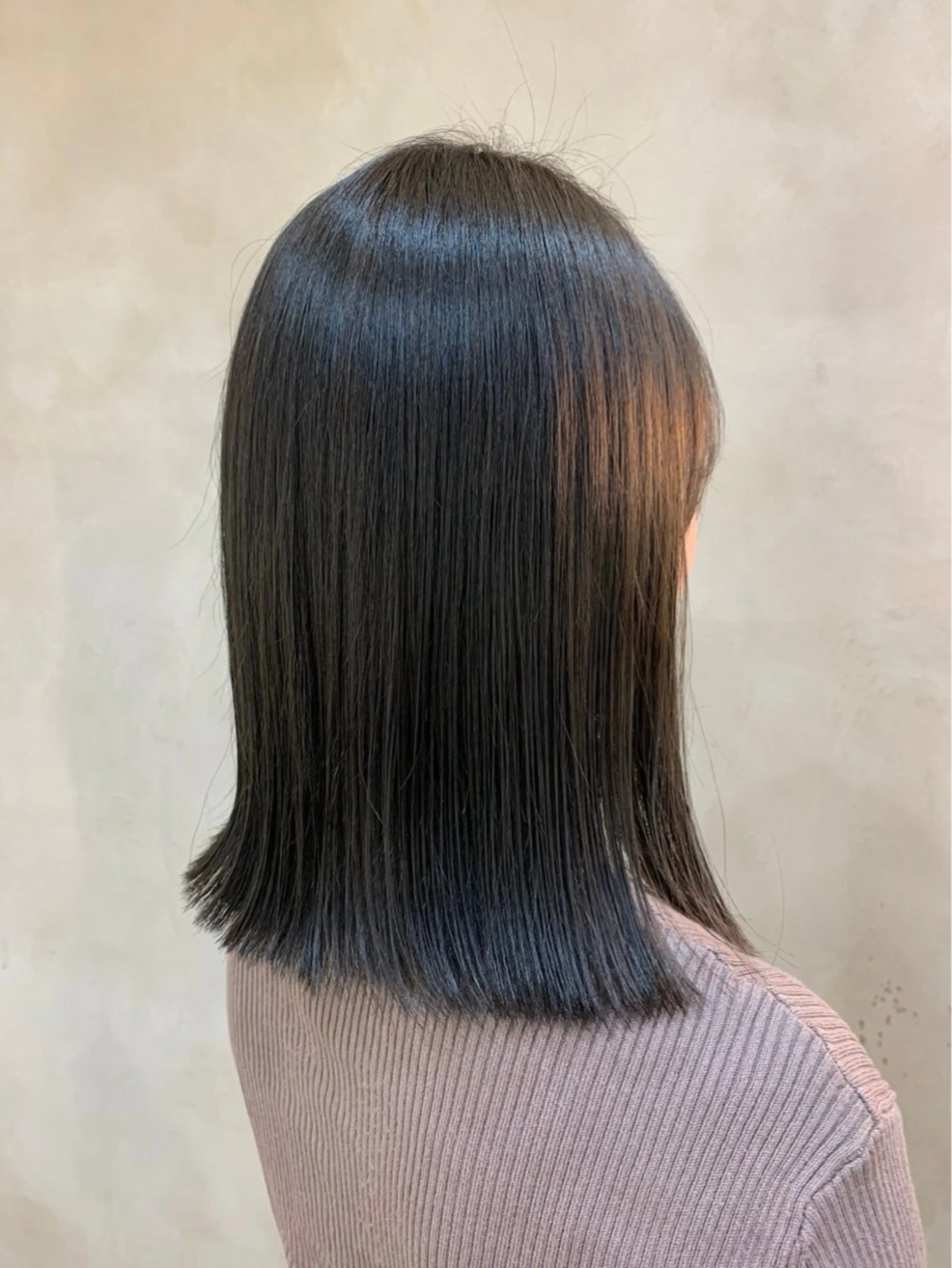 ミディアム LUVISM ボブ りきカットモデル募集のヘアスタイル