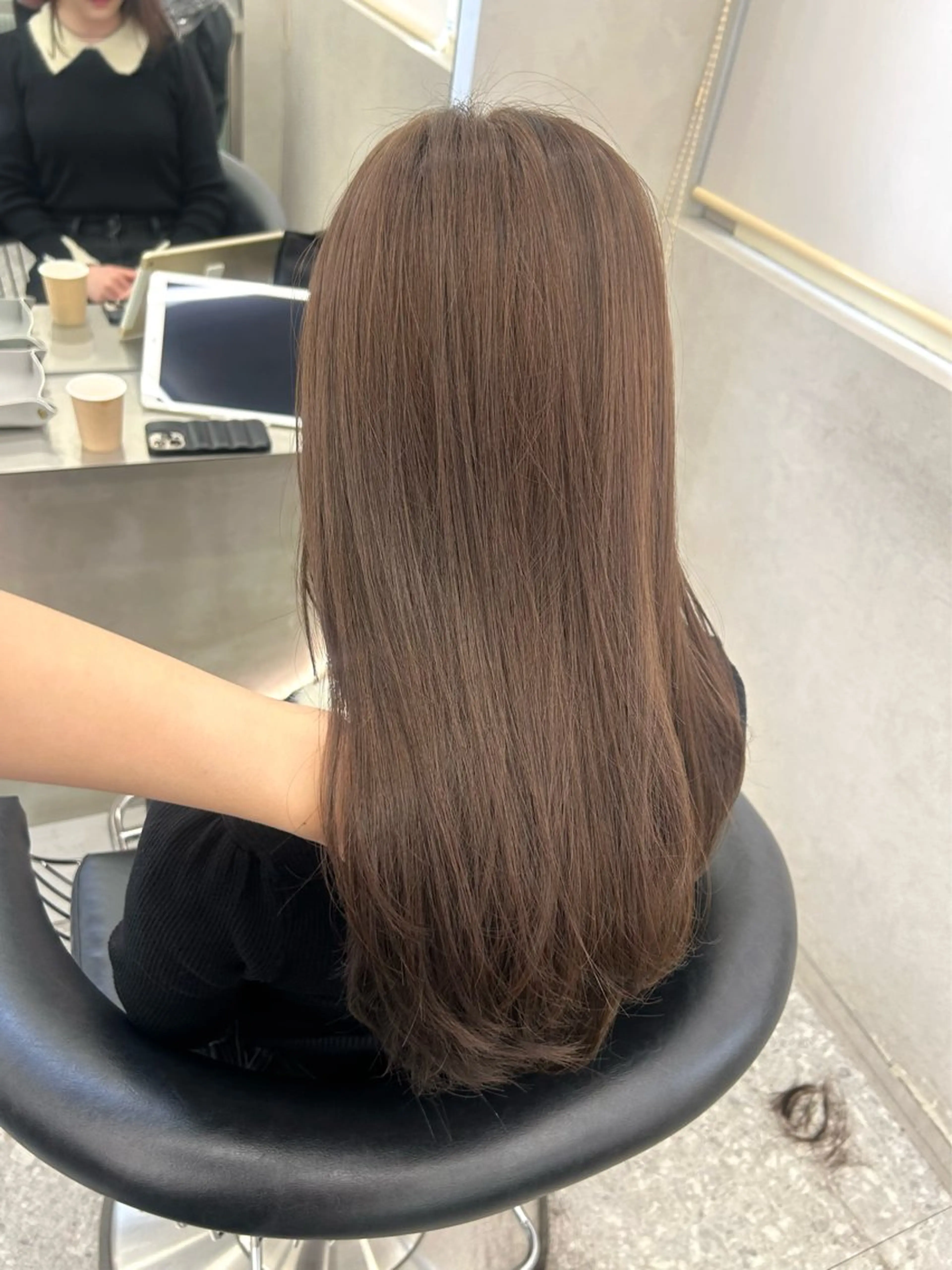 セミロング カラー ヘアアレンジ カット ヘアカラー トリートメント fumika🎀 ベージュのヘアスタイル