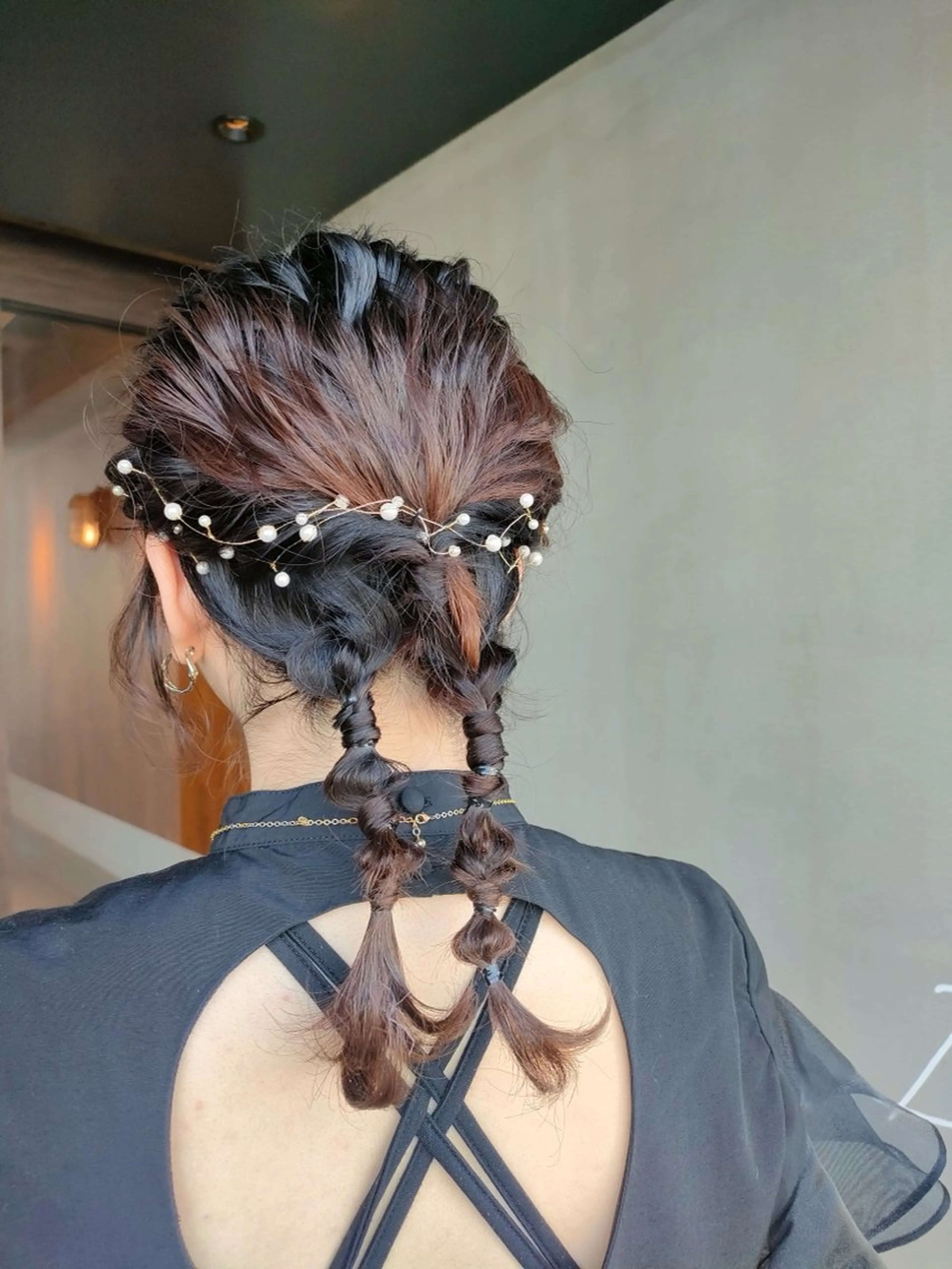 ヘアアレンジ 結婚式・ブライダル 髪質改善/白髪ぼかし レイヤーカットemiのヘアスタイル