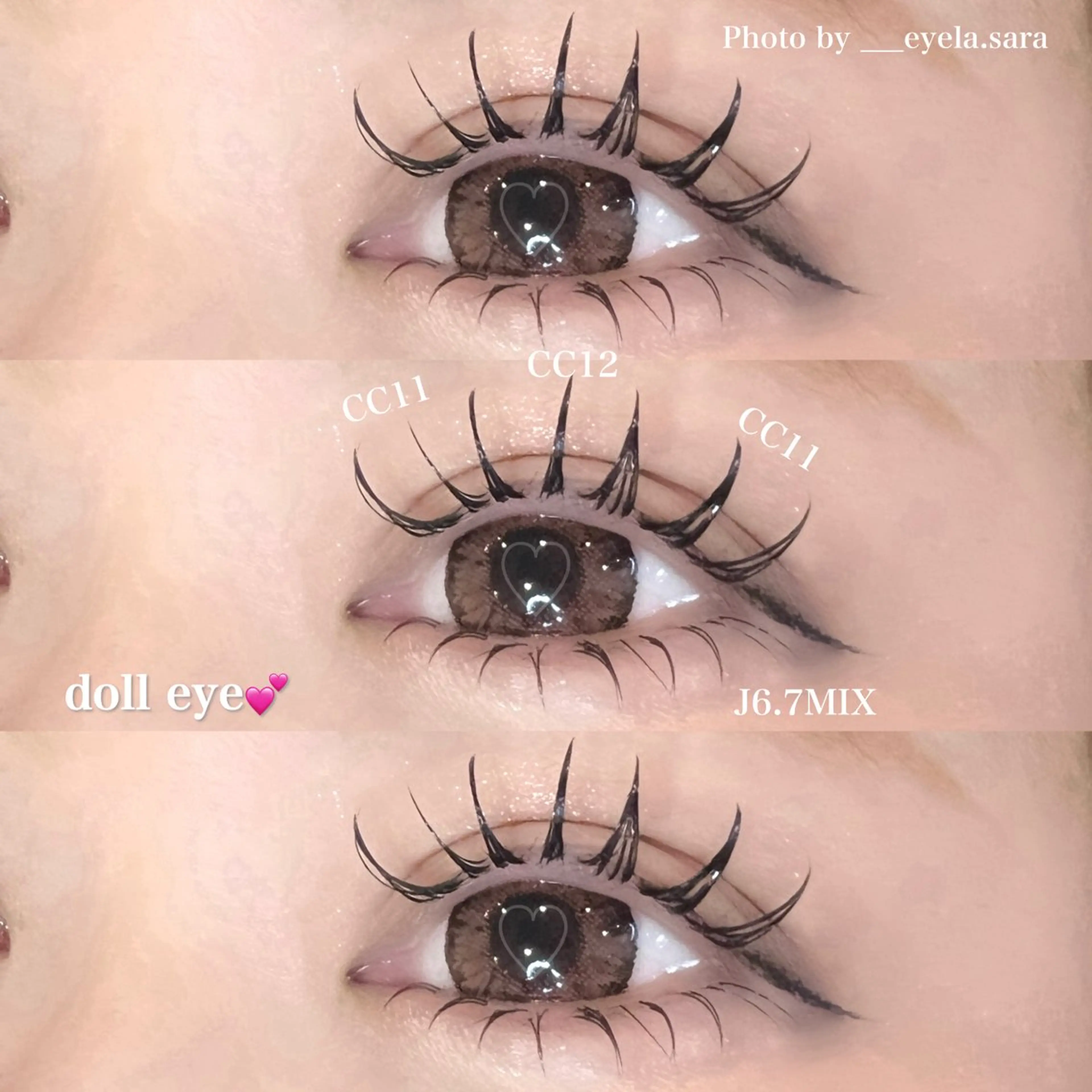 マツエク・マツパ フラットラッシュ 下まつげエクステ EYELA所沢店 saraのマツエク・マツパデザイン