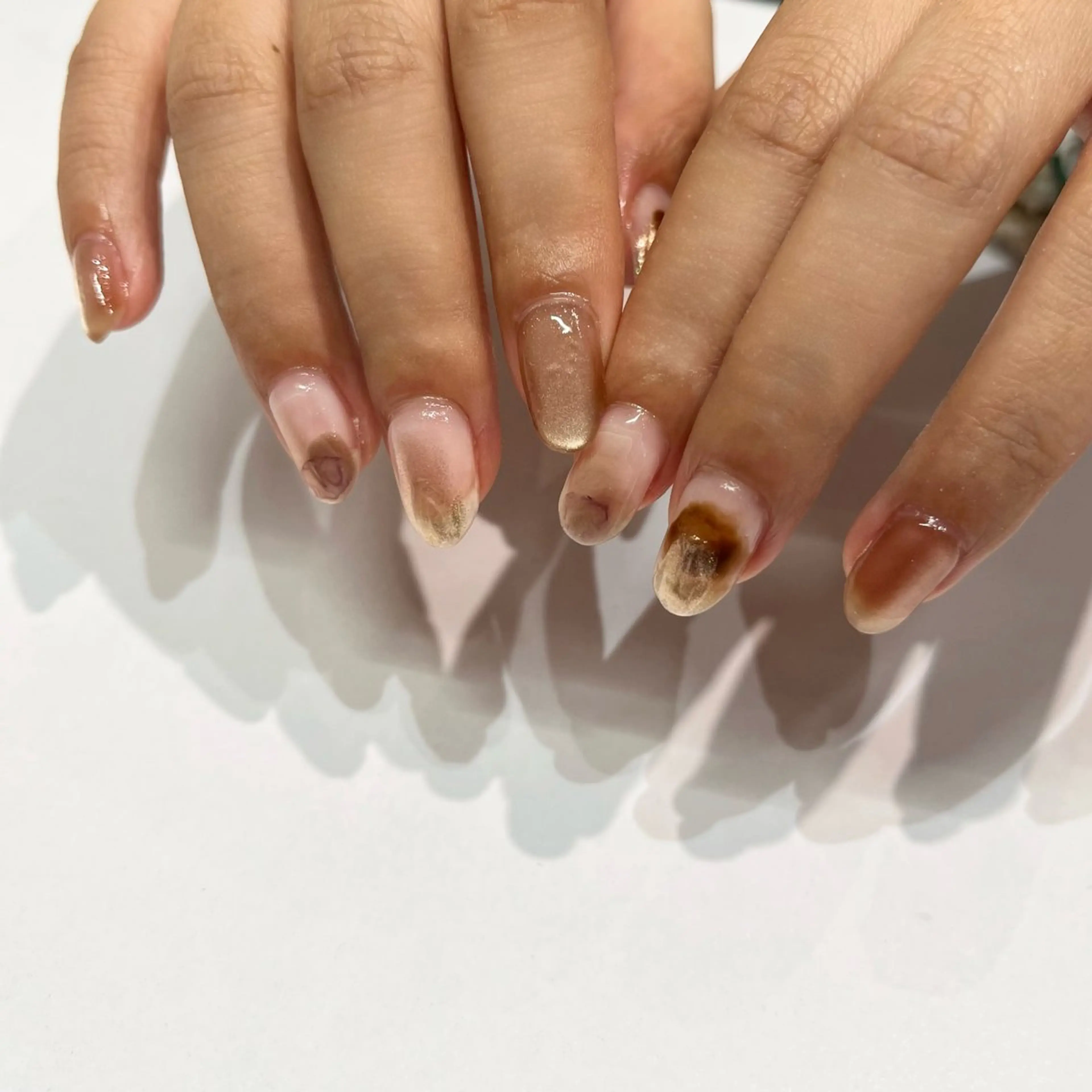 ネイル soa.Aika 自爪育成のネイルデザイン