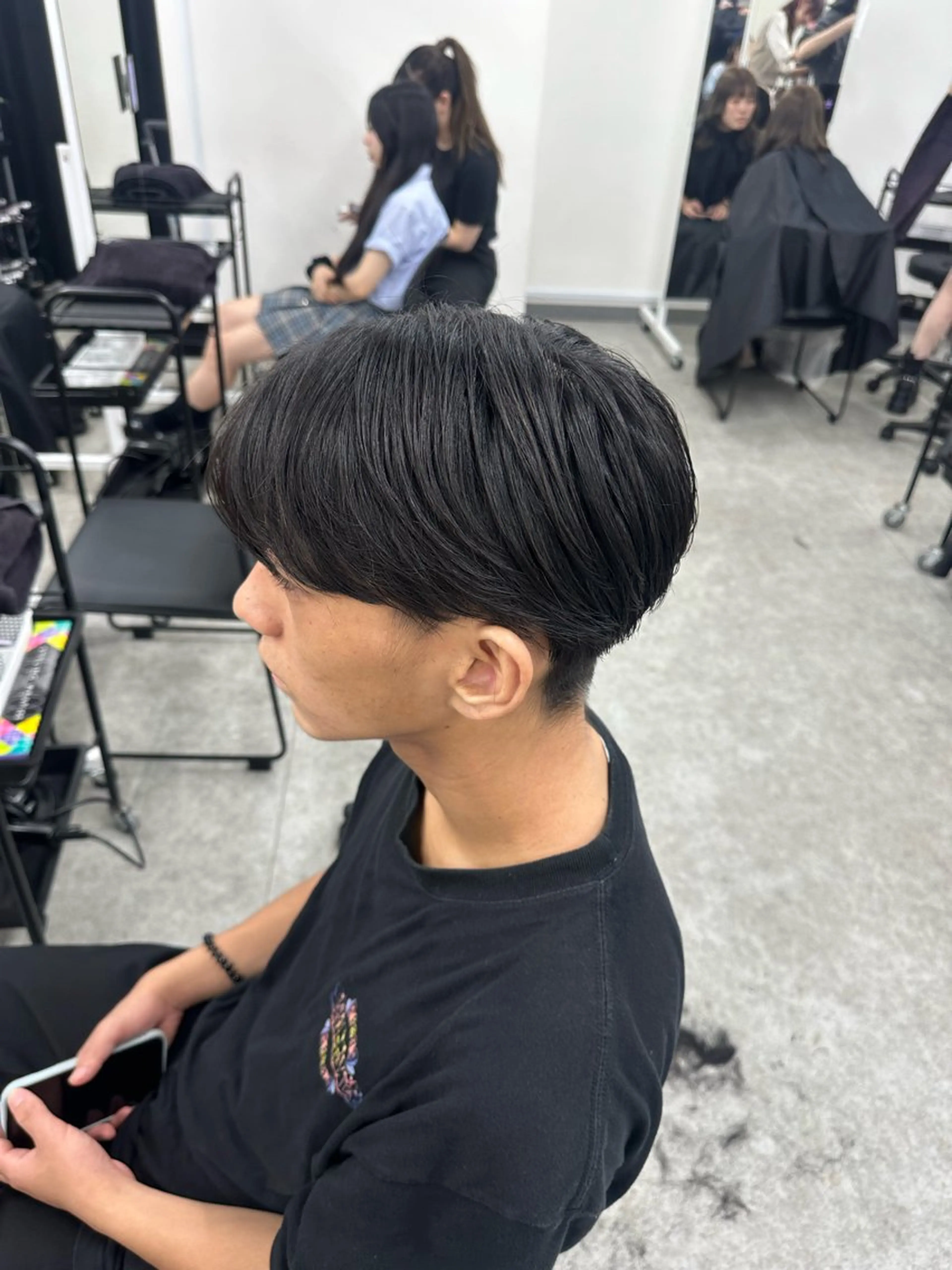 メンズ 透ける透明感カラー 🎀anju/渋谷のヘアスタイル