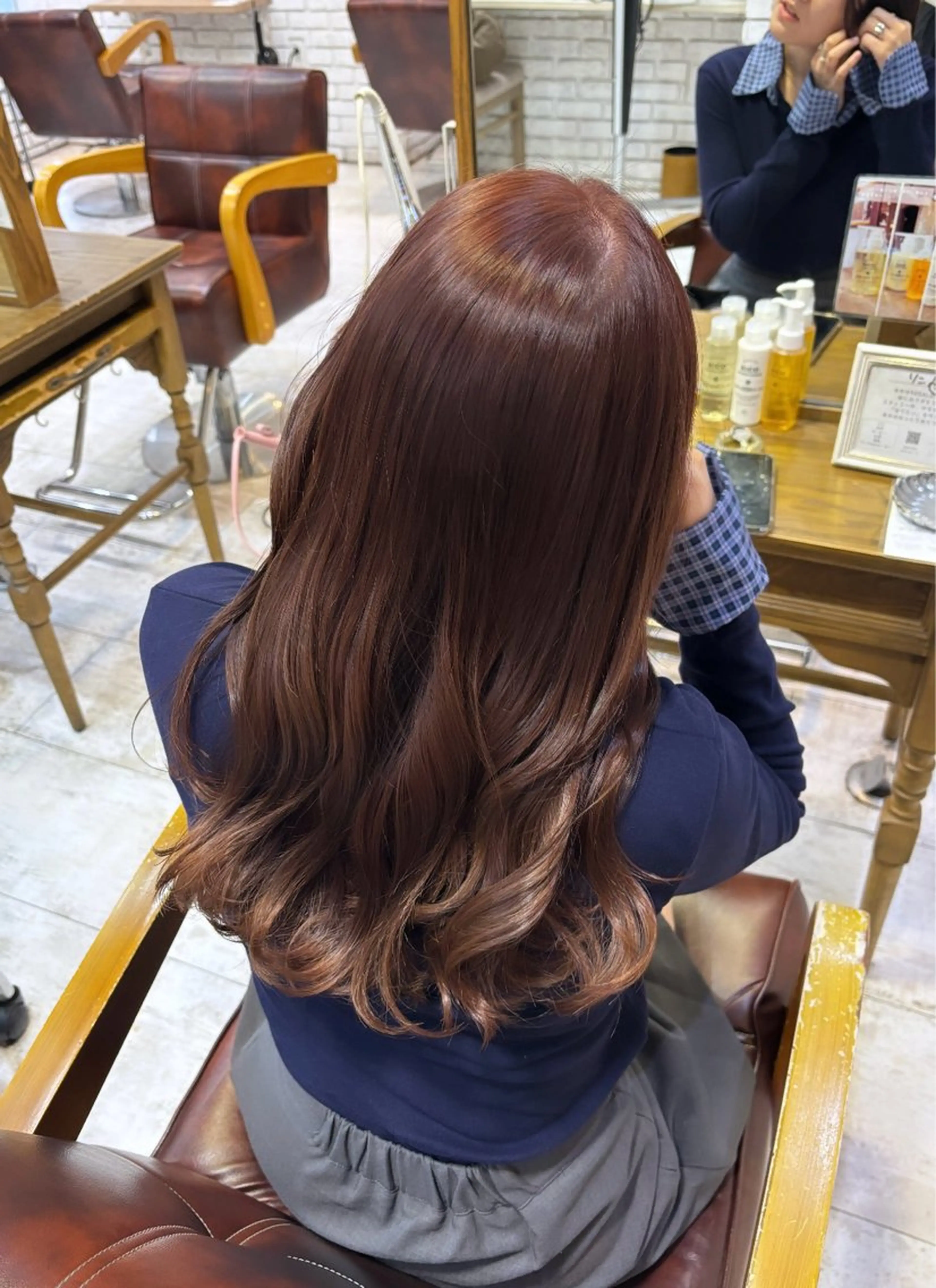 セミロング ヘアカラー 🪼艶カラー🪼 田口彩香のヘアスタイル