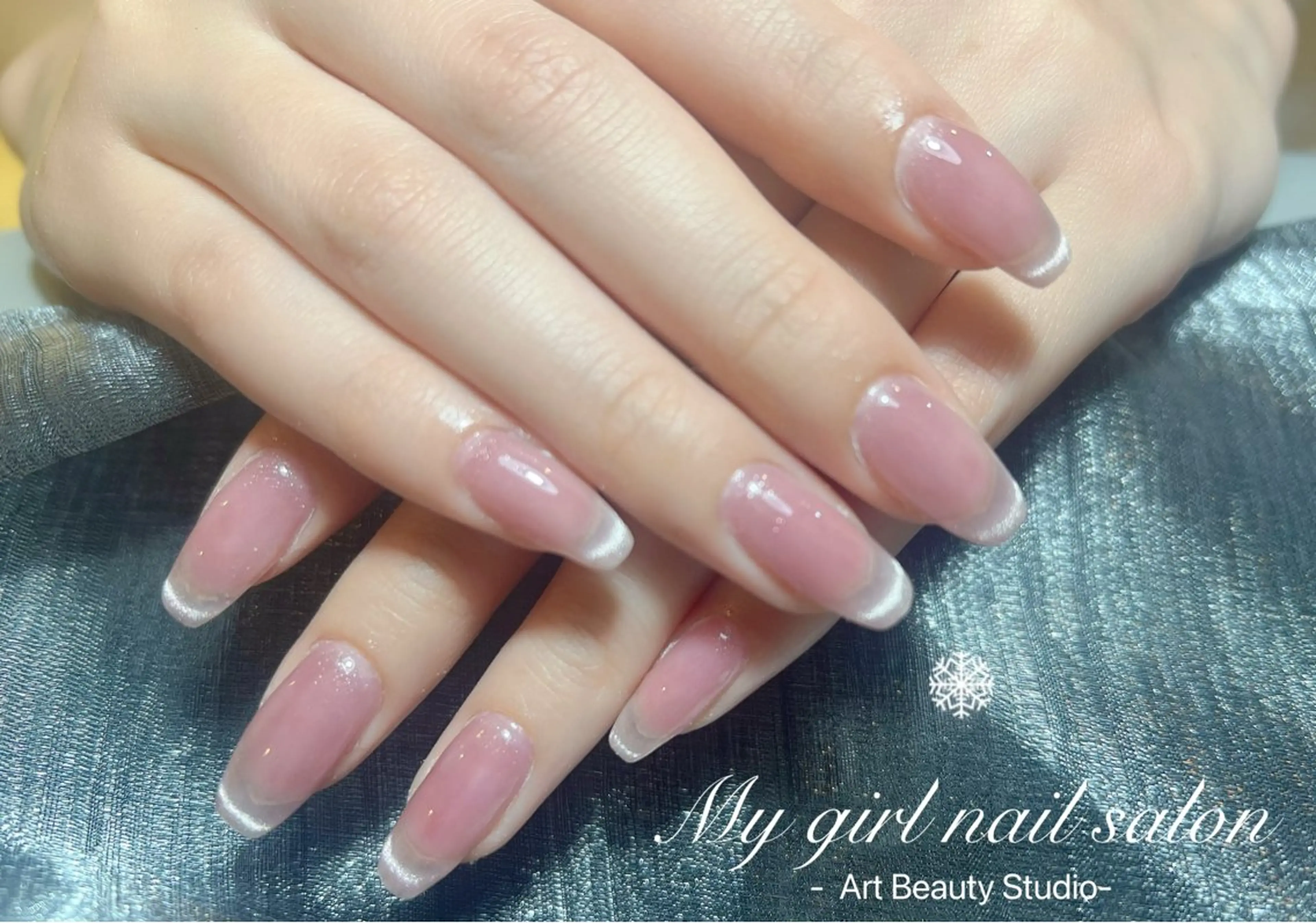 ネイル 長さ出し マグネットネイル My Girl nailsalonのネイルデザイン