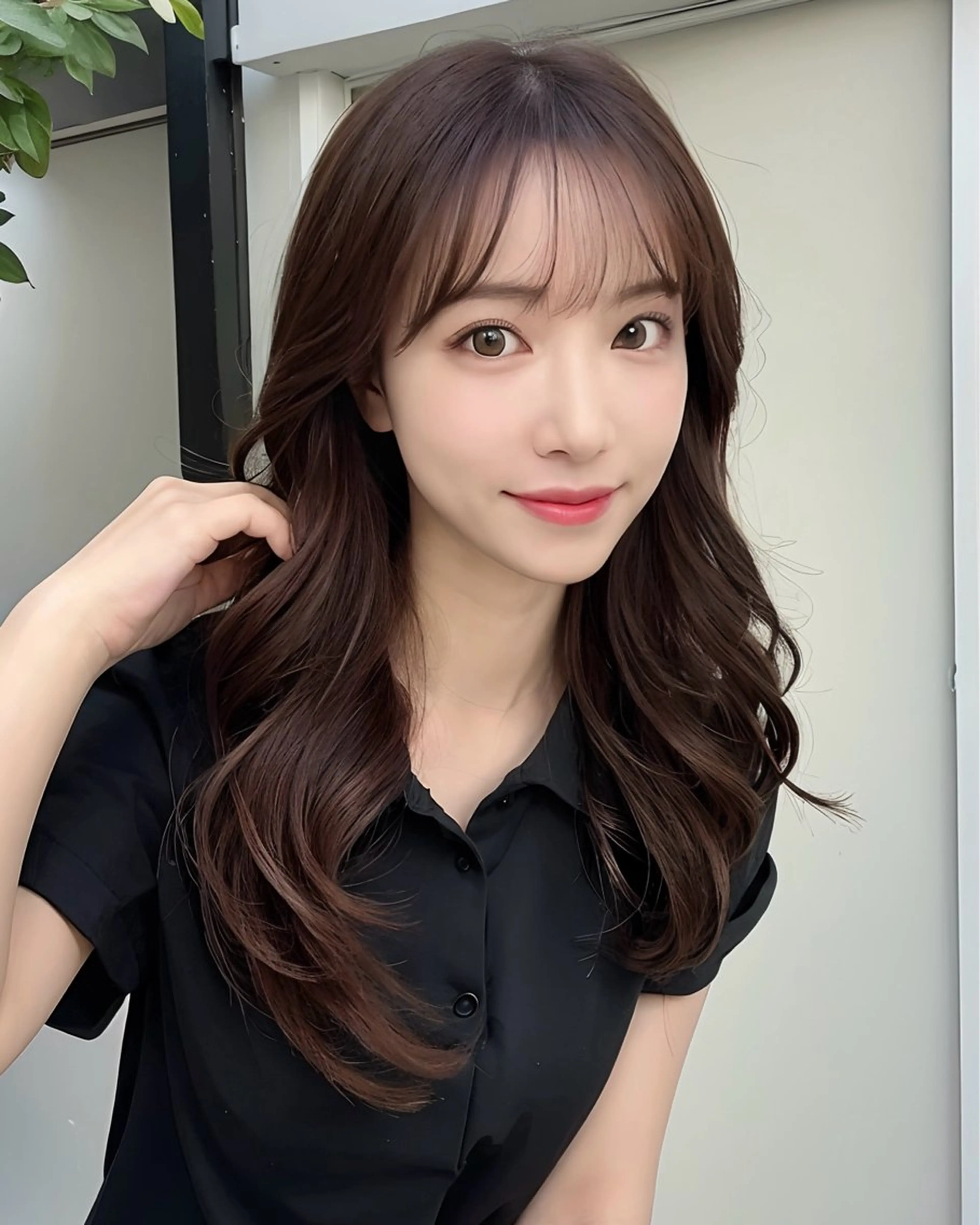 ロング レイヤーカット カットモデル募集 ミネのヘアスタイル