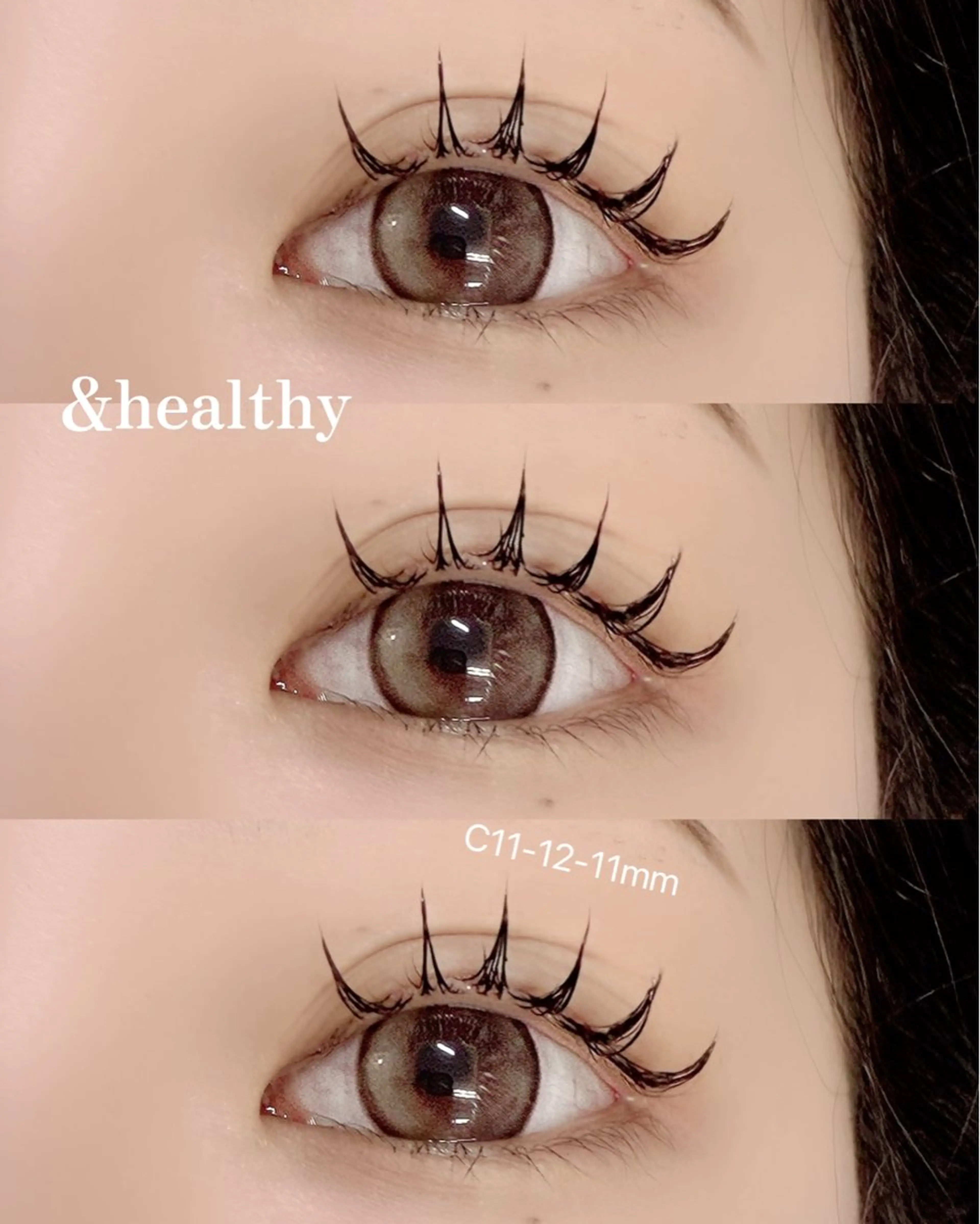 アンドヘルシー‪💗まつげパーマ×LEDマツエク100本 ¥9500→¥8300の写真