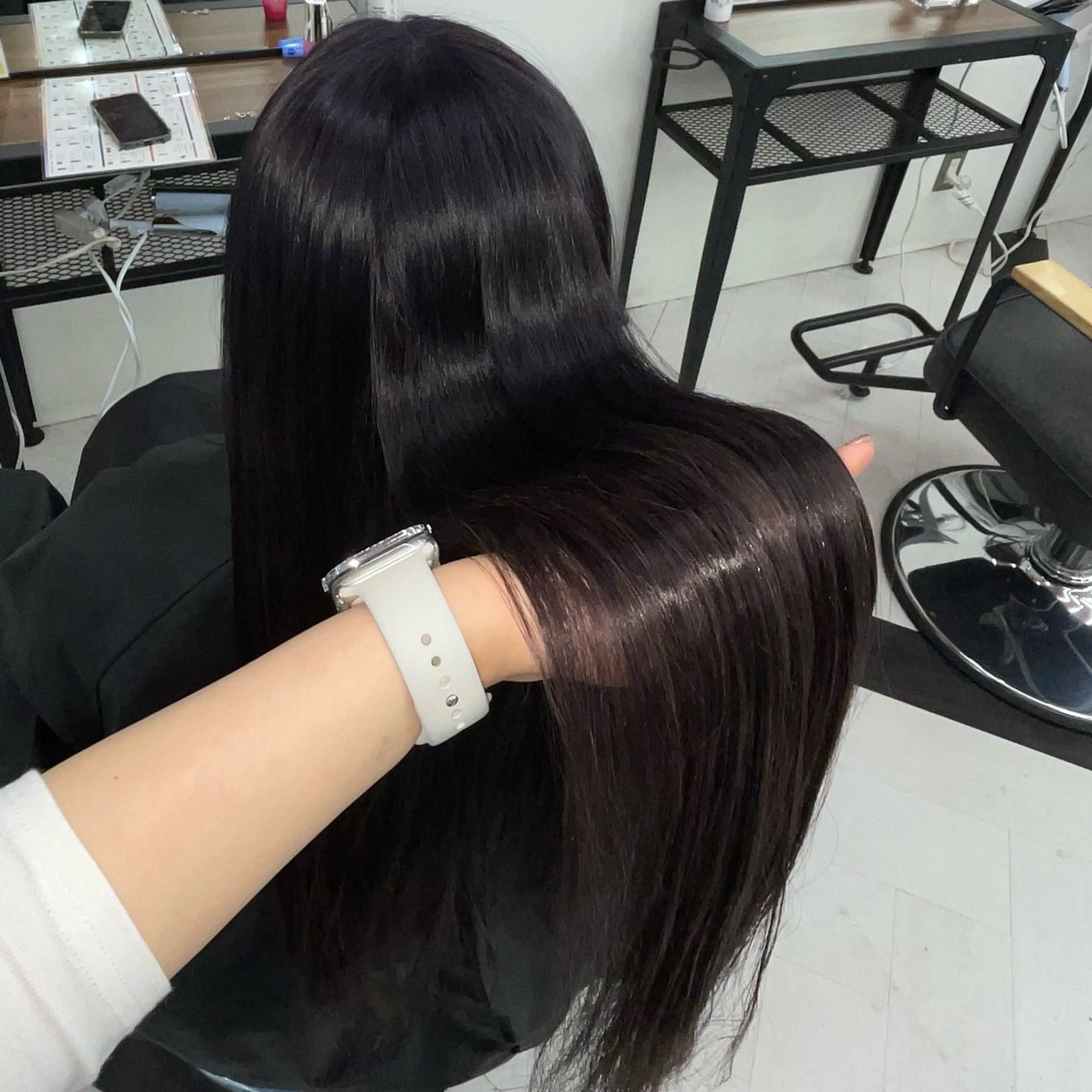 ロング カラー ななみ.⋆𝜗𝜚 暖色艶カラー/まつパのヘアスタイル