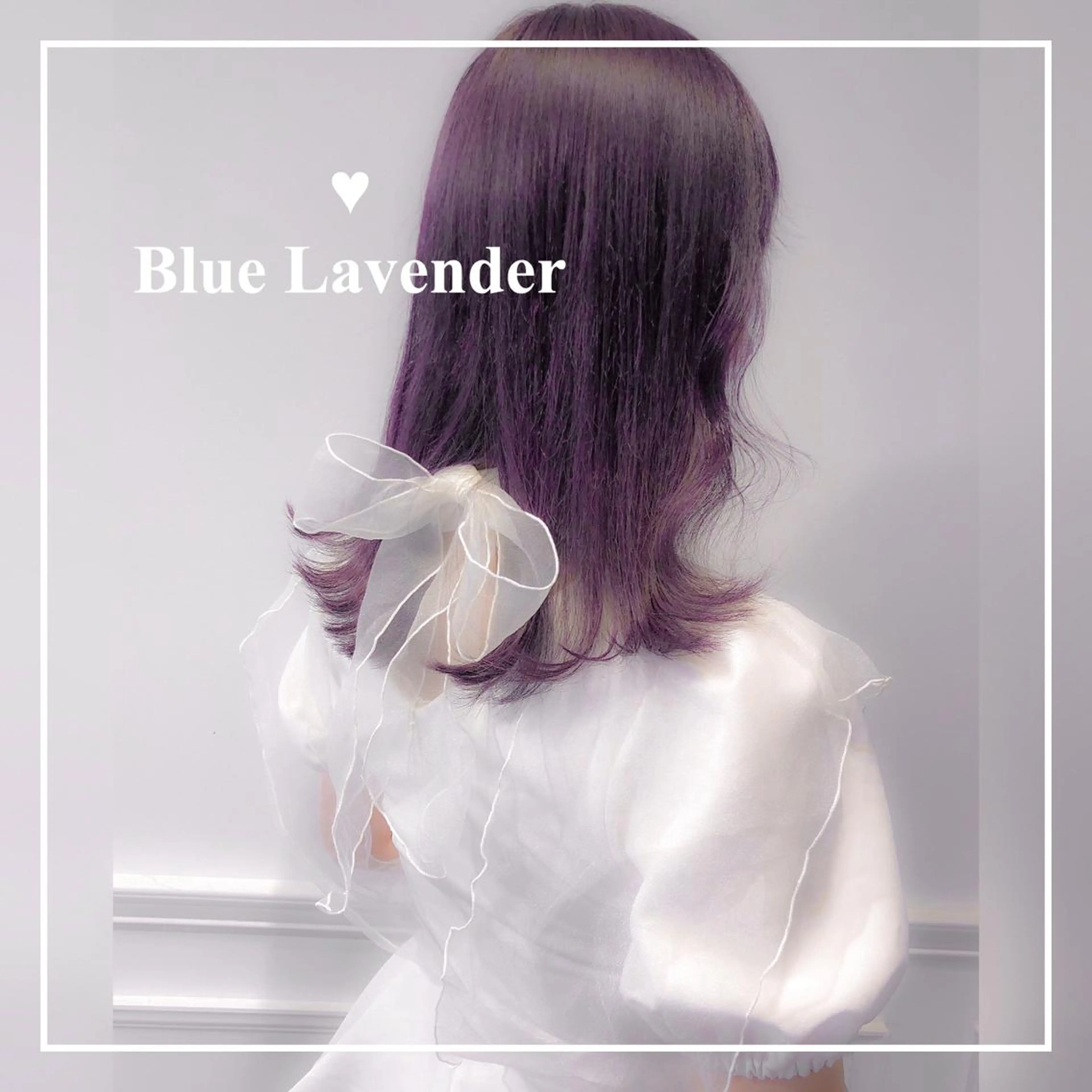 セミロング カラー ブリーチ ヘアカラー miyu /トレンド カラー×艶髪のヘアスタイル