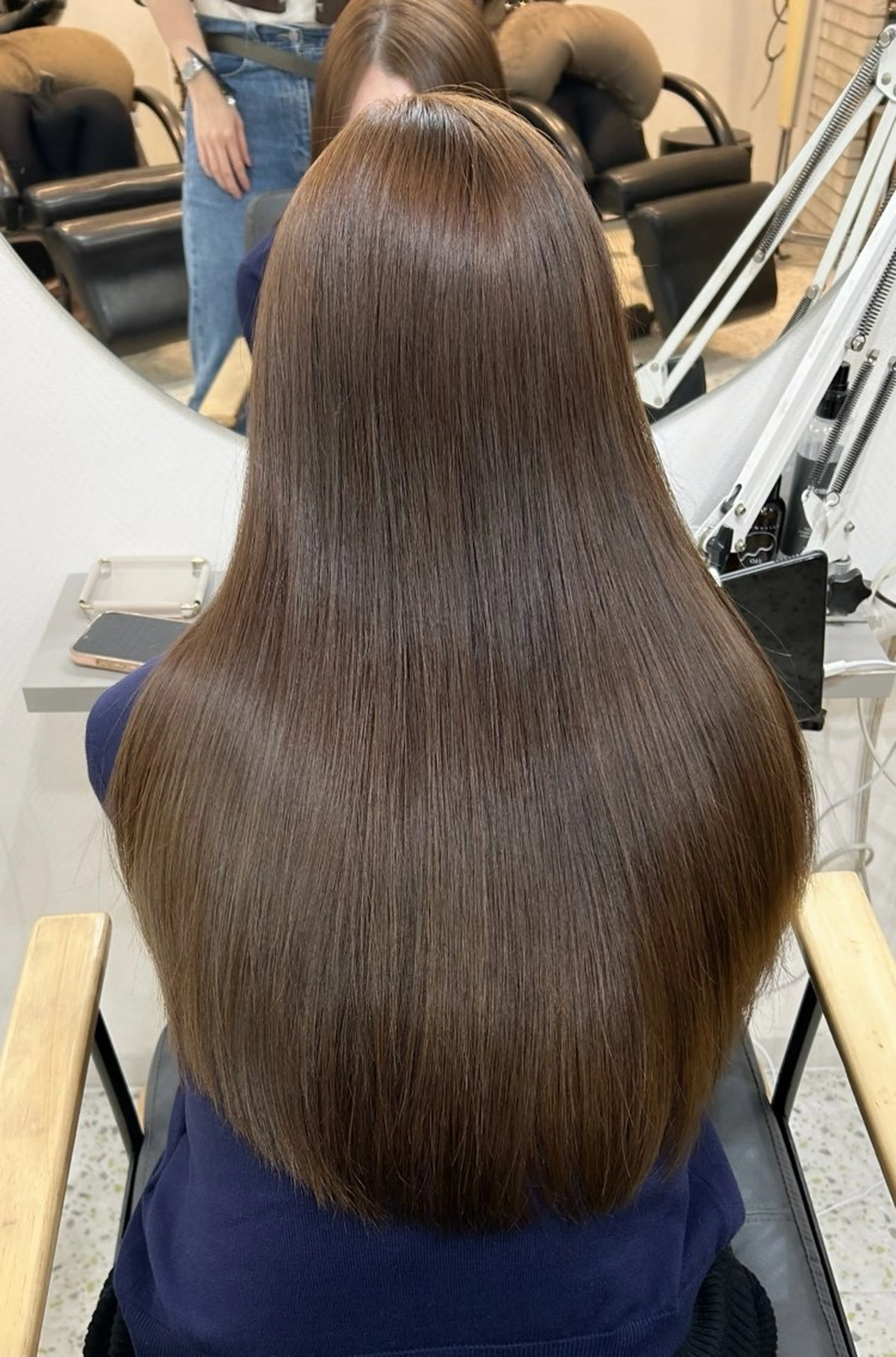 ロング カラー ブリーチ ブラウンカラー 透明感カラー ブリーチなしカラー 🧣艶カラー・ヘア セット Chie🧸のヘアスタイル