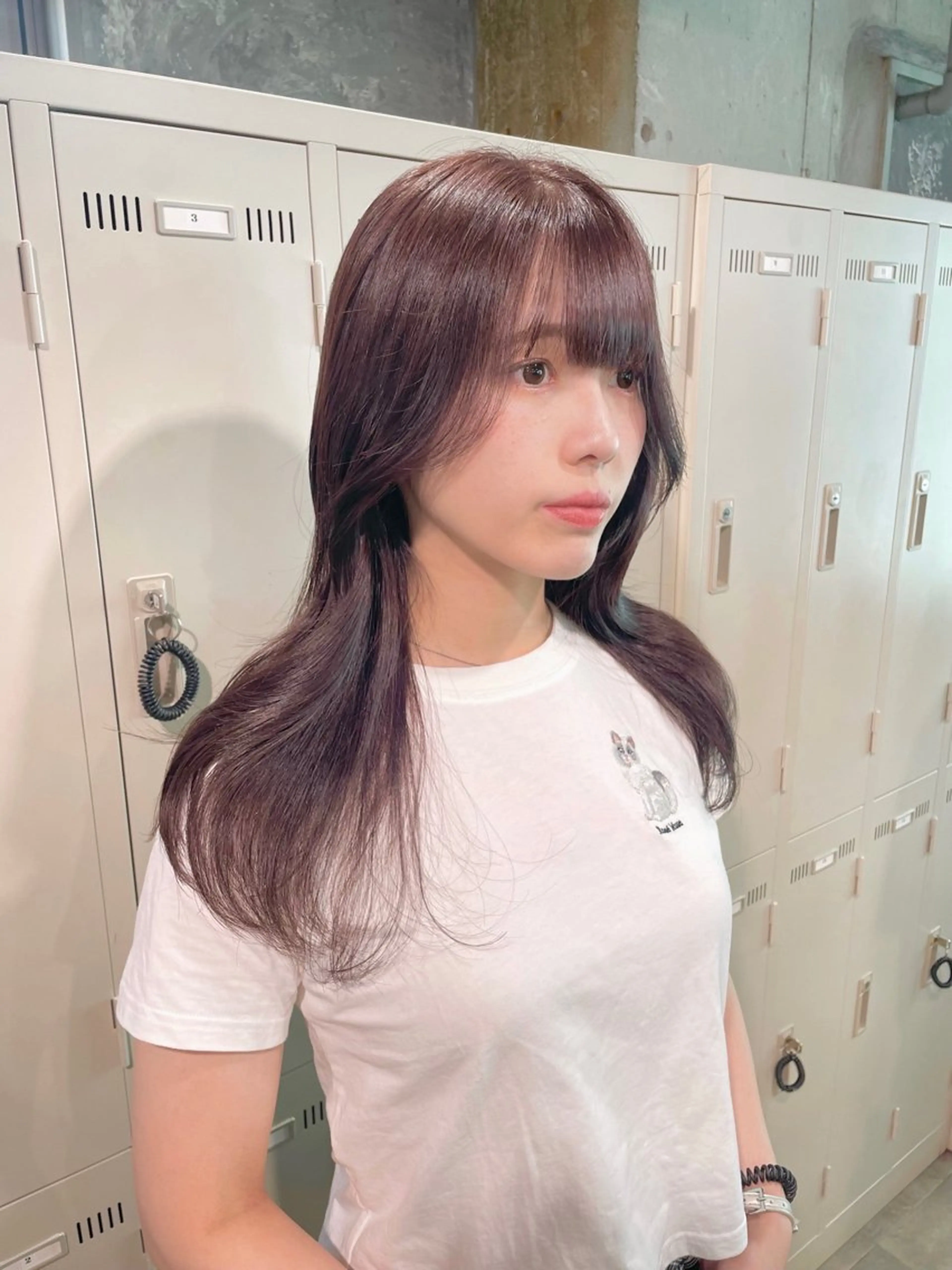 ロング カラー パーマ ヘアアレンジ メンズ カット ヘアカラー トリートメント ヘッドスパ ヘアセット 透明感カラー・レイヤ ー🎀amika🎀のヘアスタイル