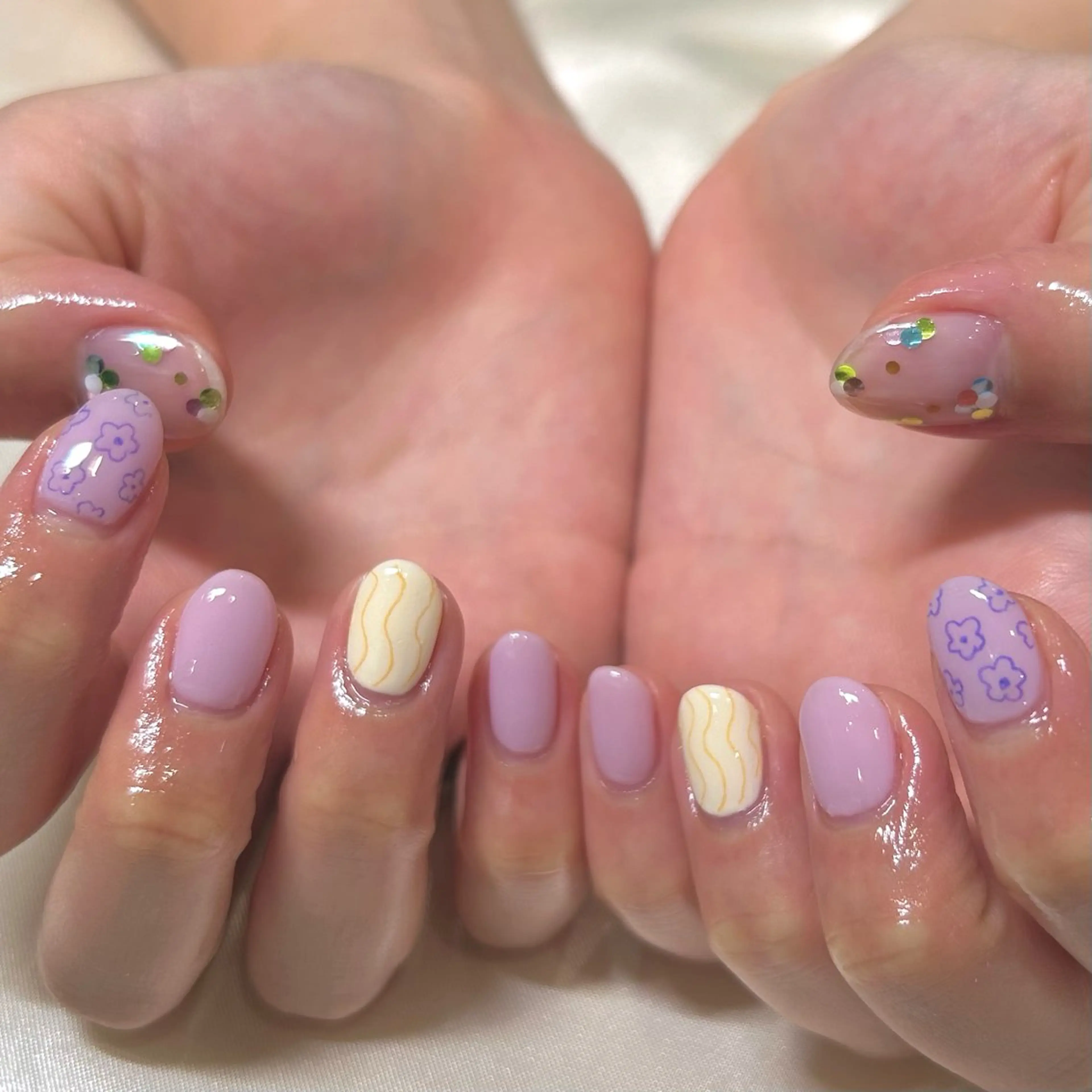 ネイル 長瀬 瑠霞のネイルデザイン