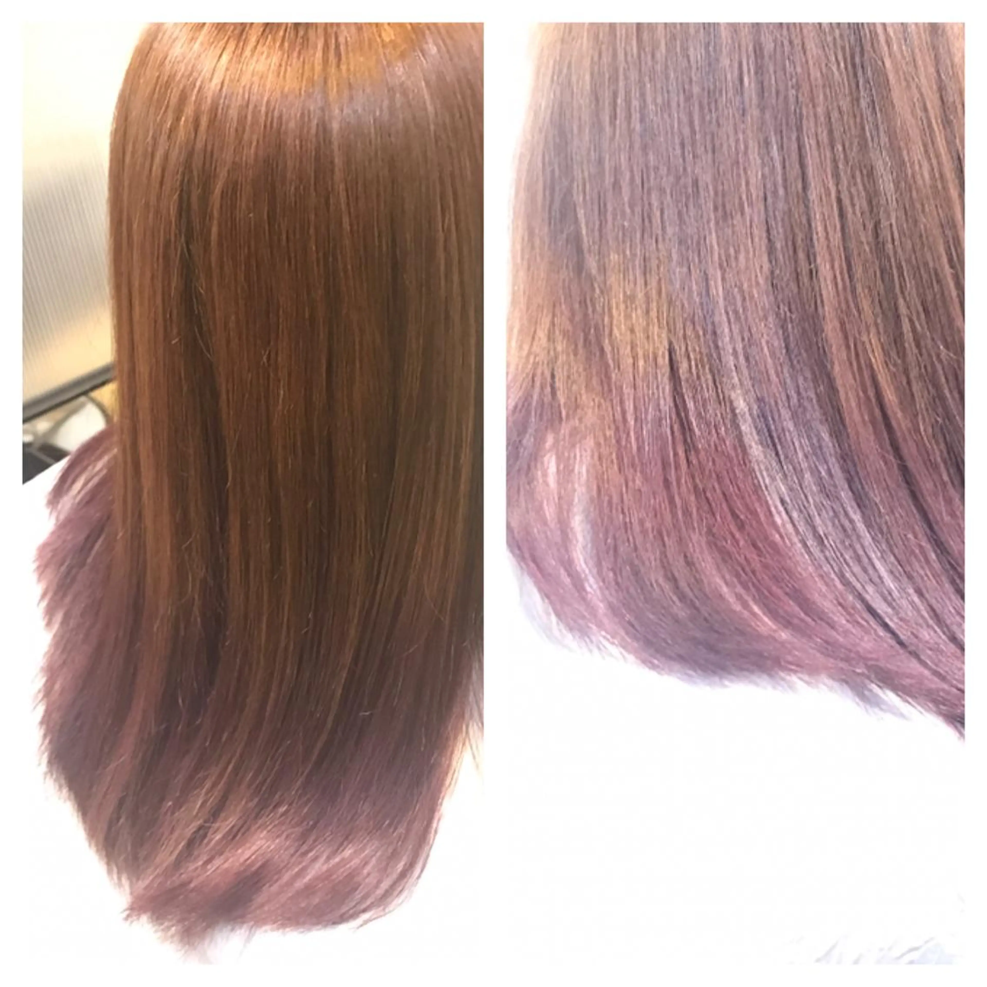 ロング カラー ピンクカラー 河野 有希のヘアスタイル
