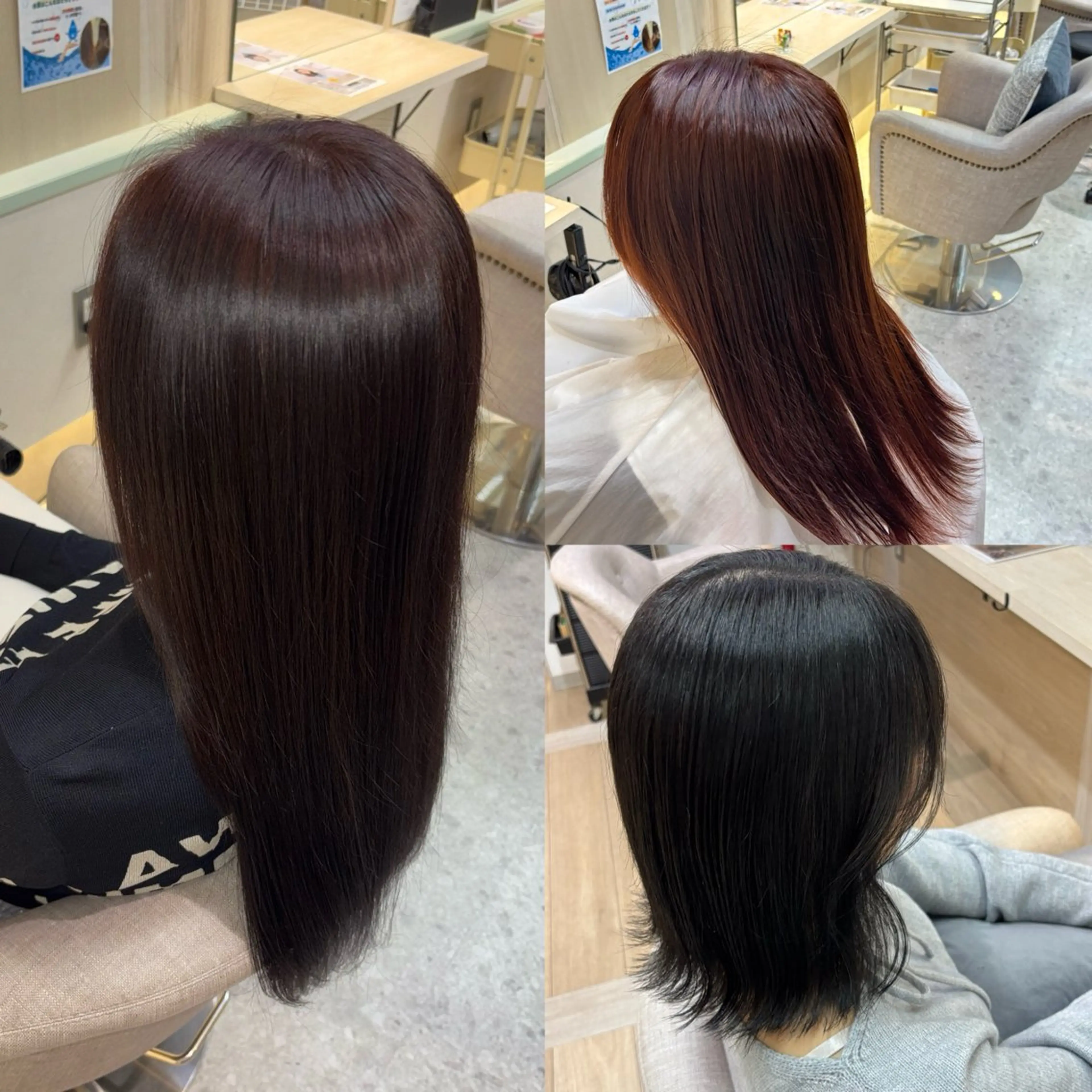 カラー 中島 心璃愛のヘアスタイル