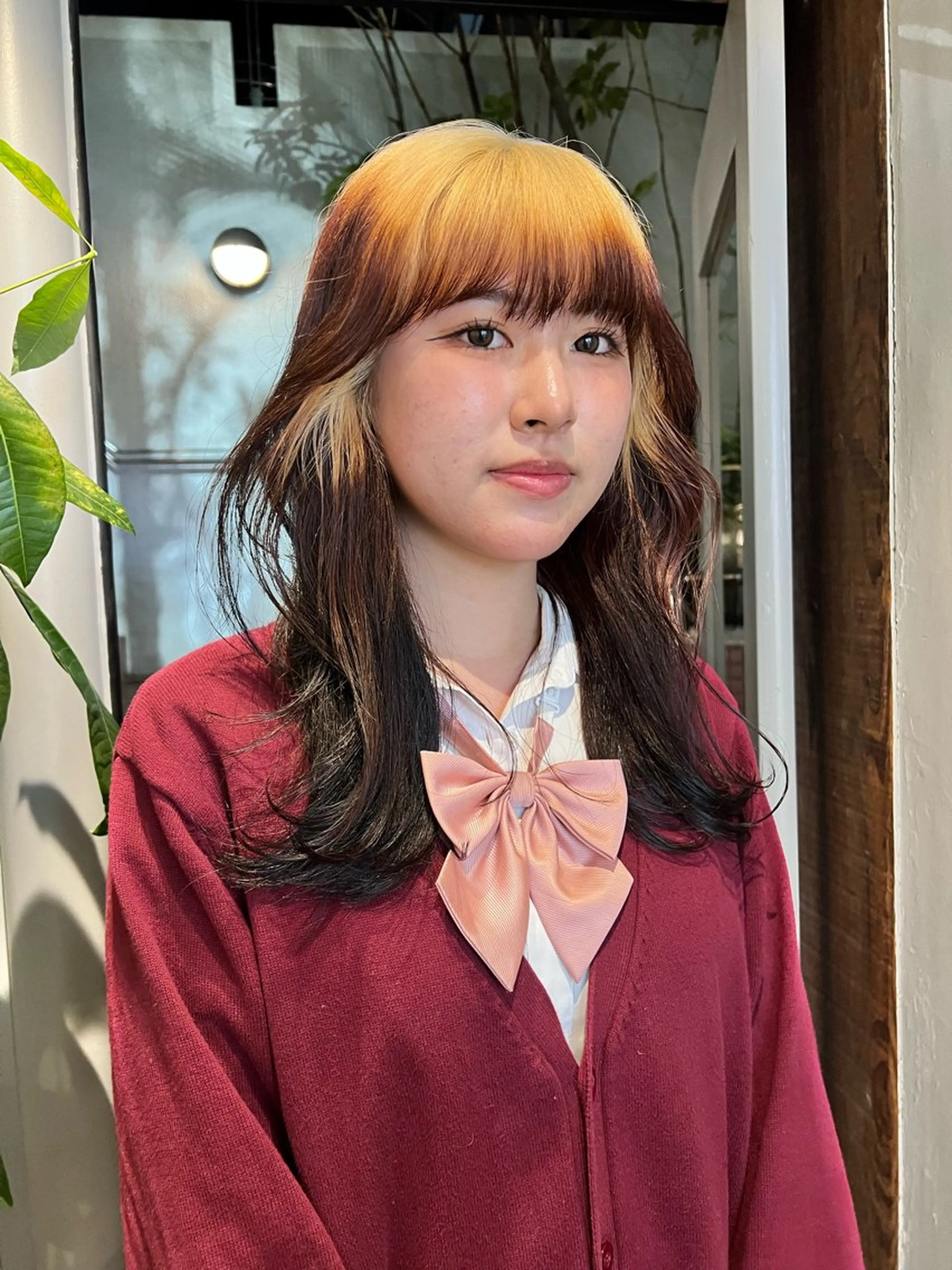 ロング カラー カット ヘアカラー 圧倒的デザイン力 店長🎨RENAのヘアスタイル