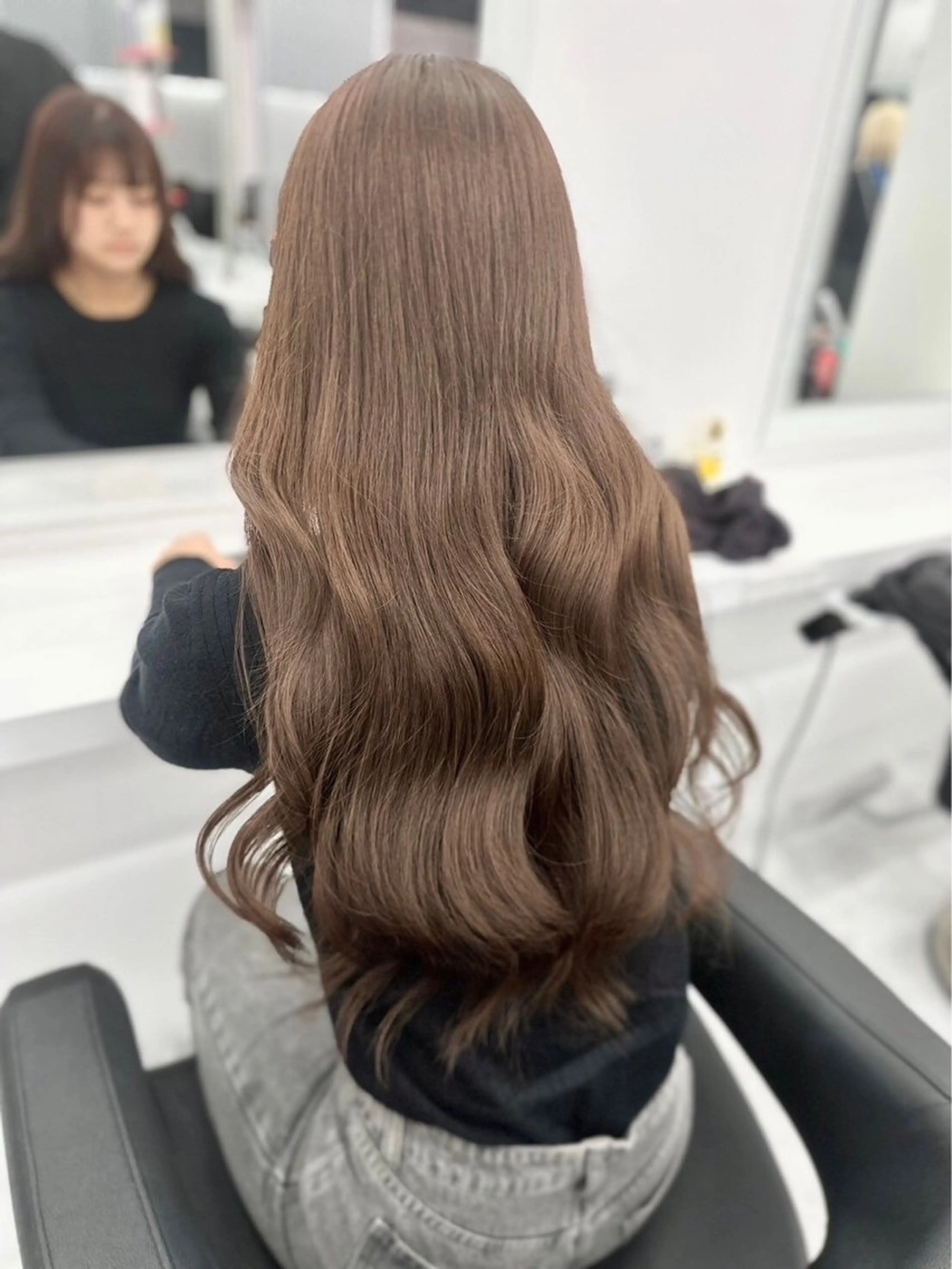 カラー ヘアカラー トリートメント 透明感ベージュ 🎀Anju/渋谷のヘアスタイル