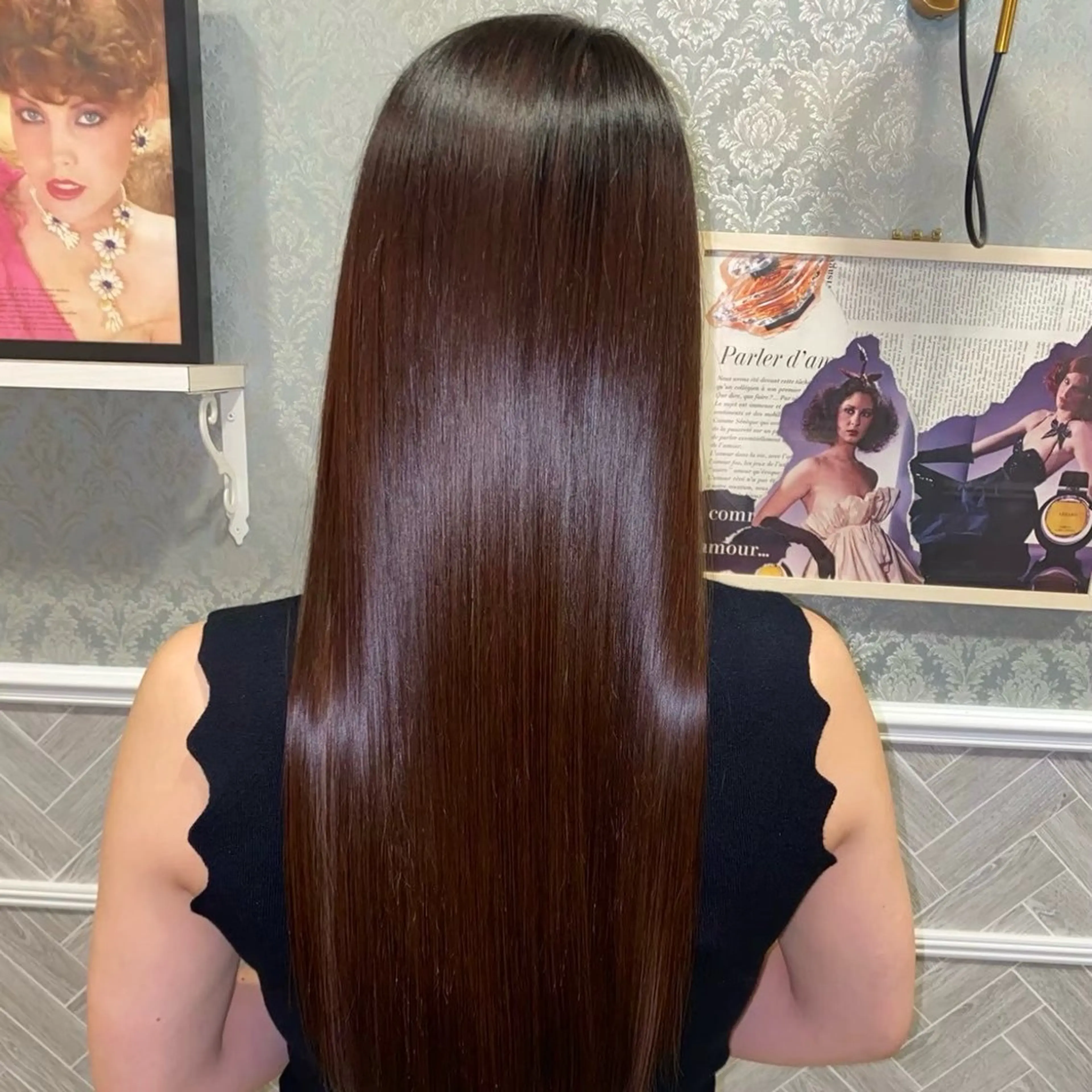 ロング カラー 堀井 有沙のヘアスタイル