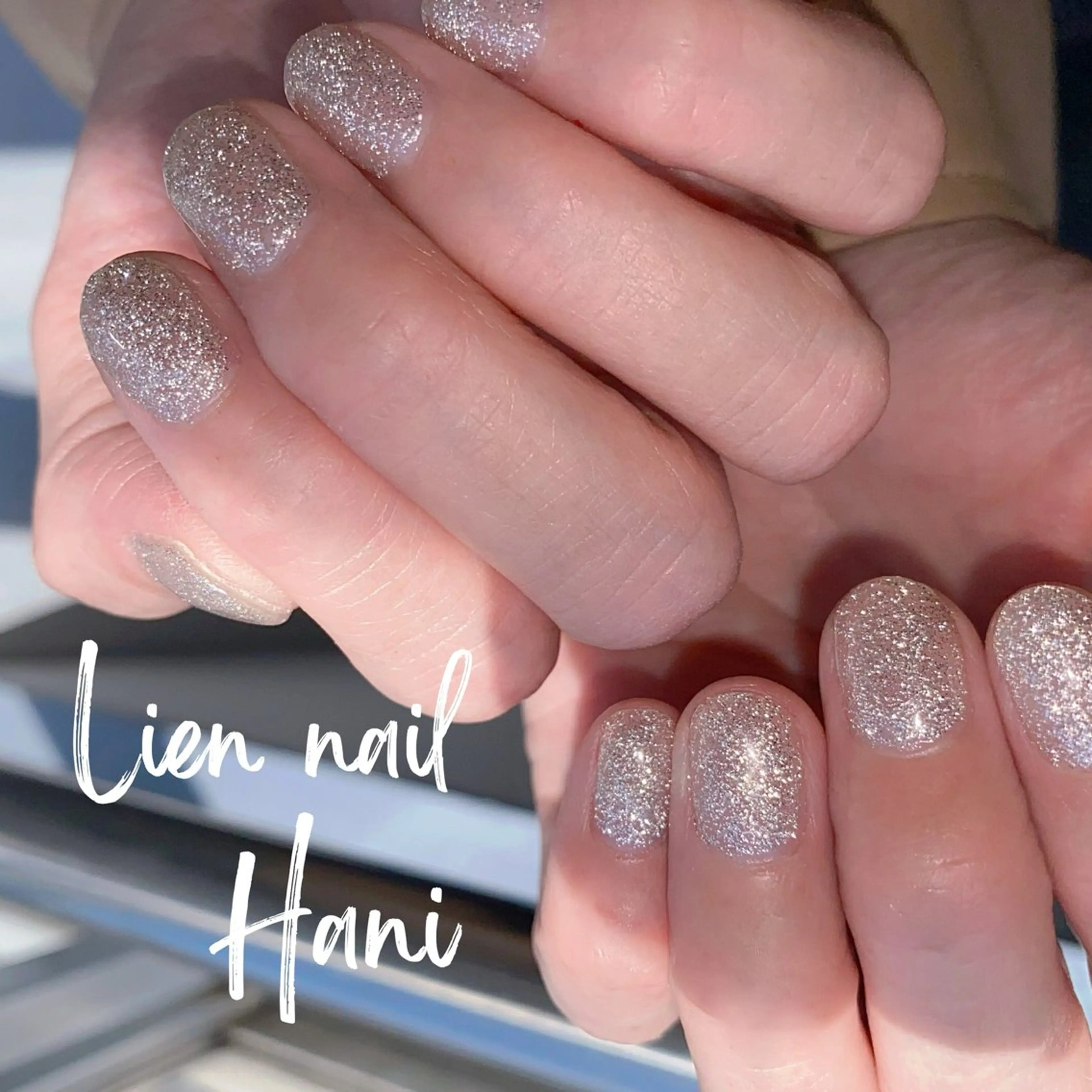 ネイル アートネイル フラッシュネイル ワンカラーネイル シンプルネイル Lien nail .Haniのネイルデザイン