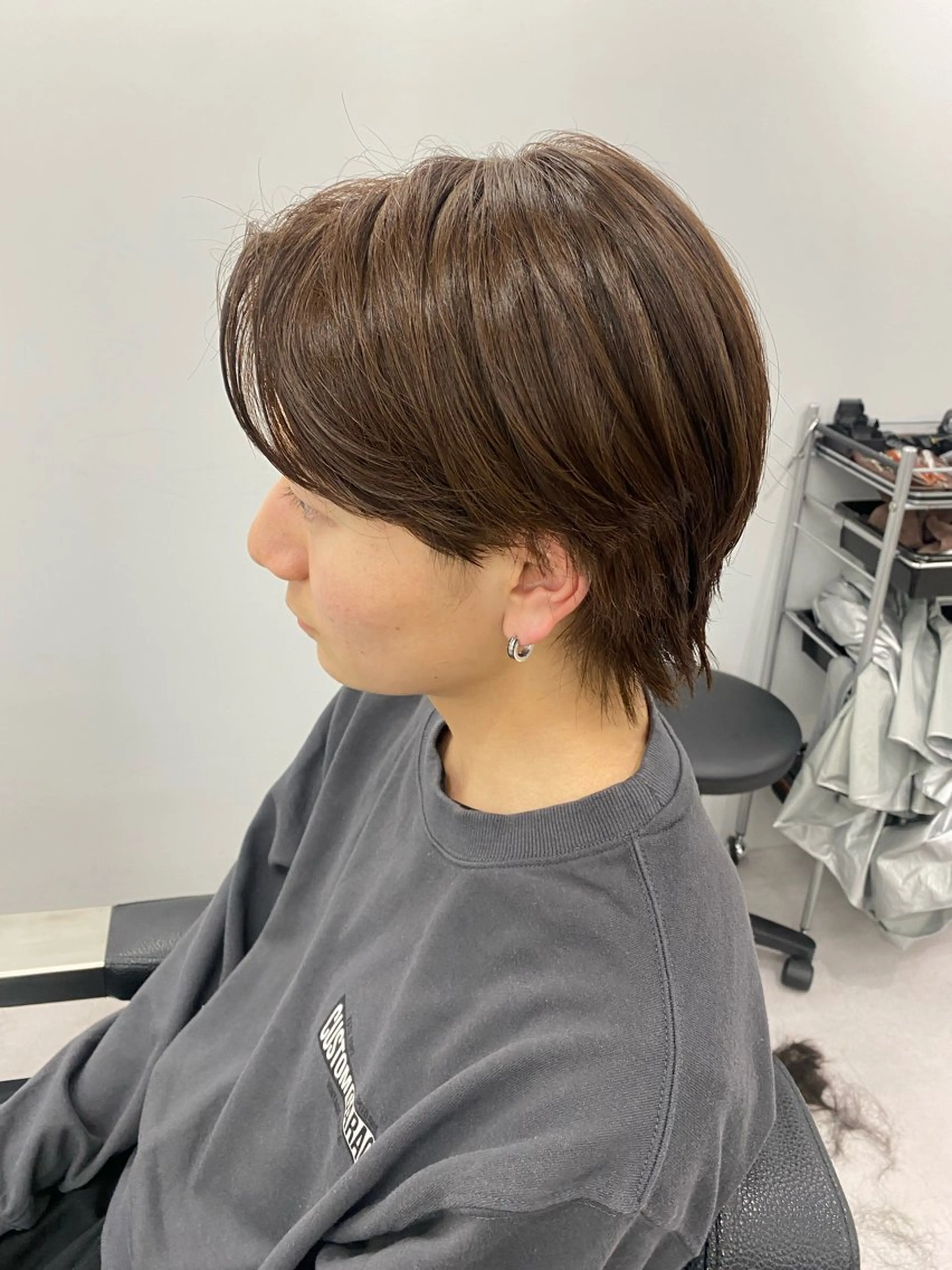ショート カラー ヘアアレンジ メンズ メンズブリーチ ブリーチ ブリーチなしカラー フェードモデル限定 🔥高円寺Maiのヘアスタイル