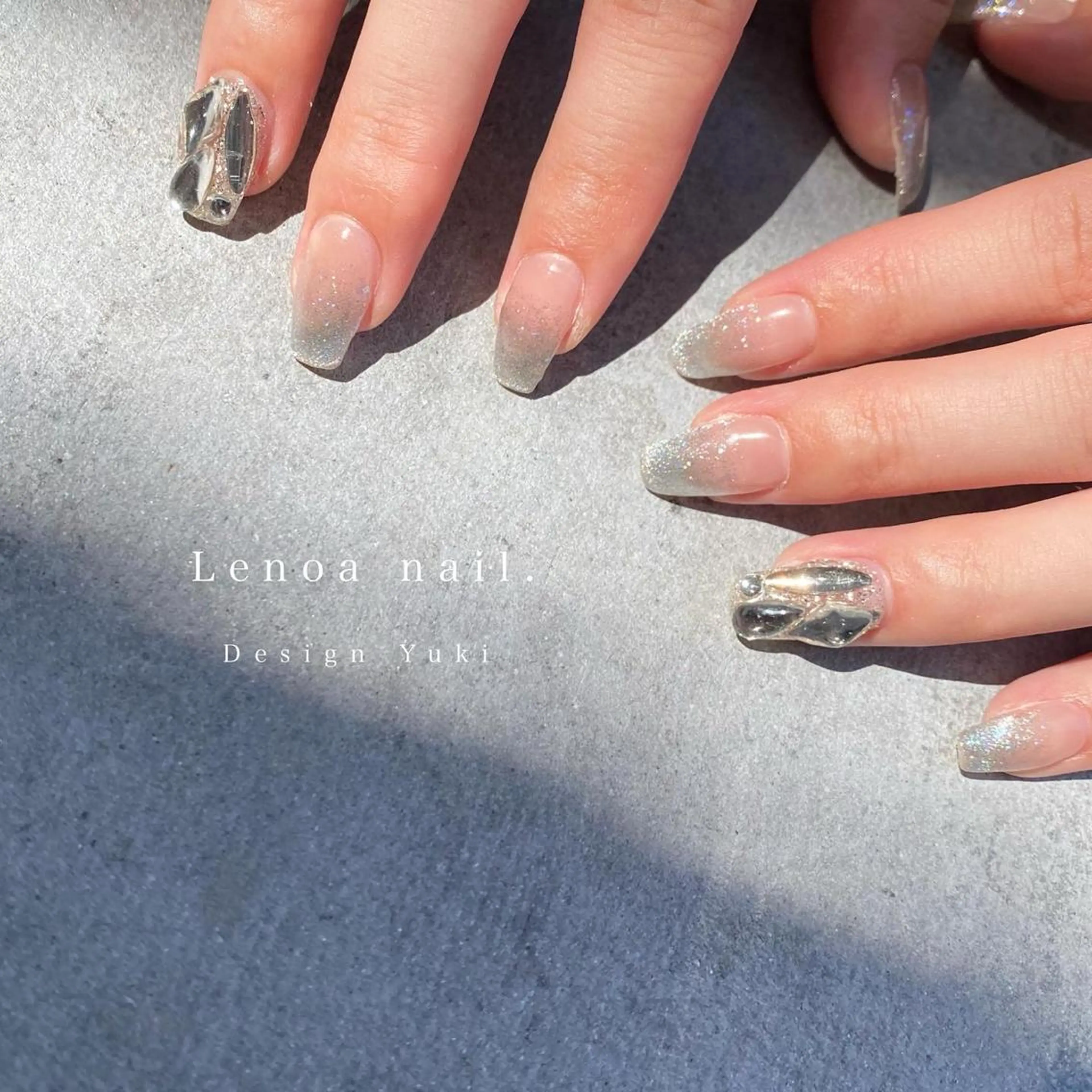 ネイル ハンドネイル Lenoa Yukiのネイルデザイン