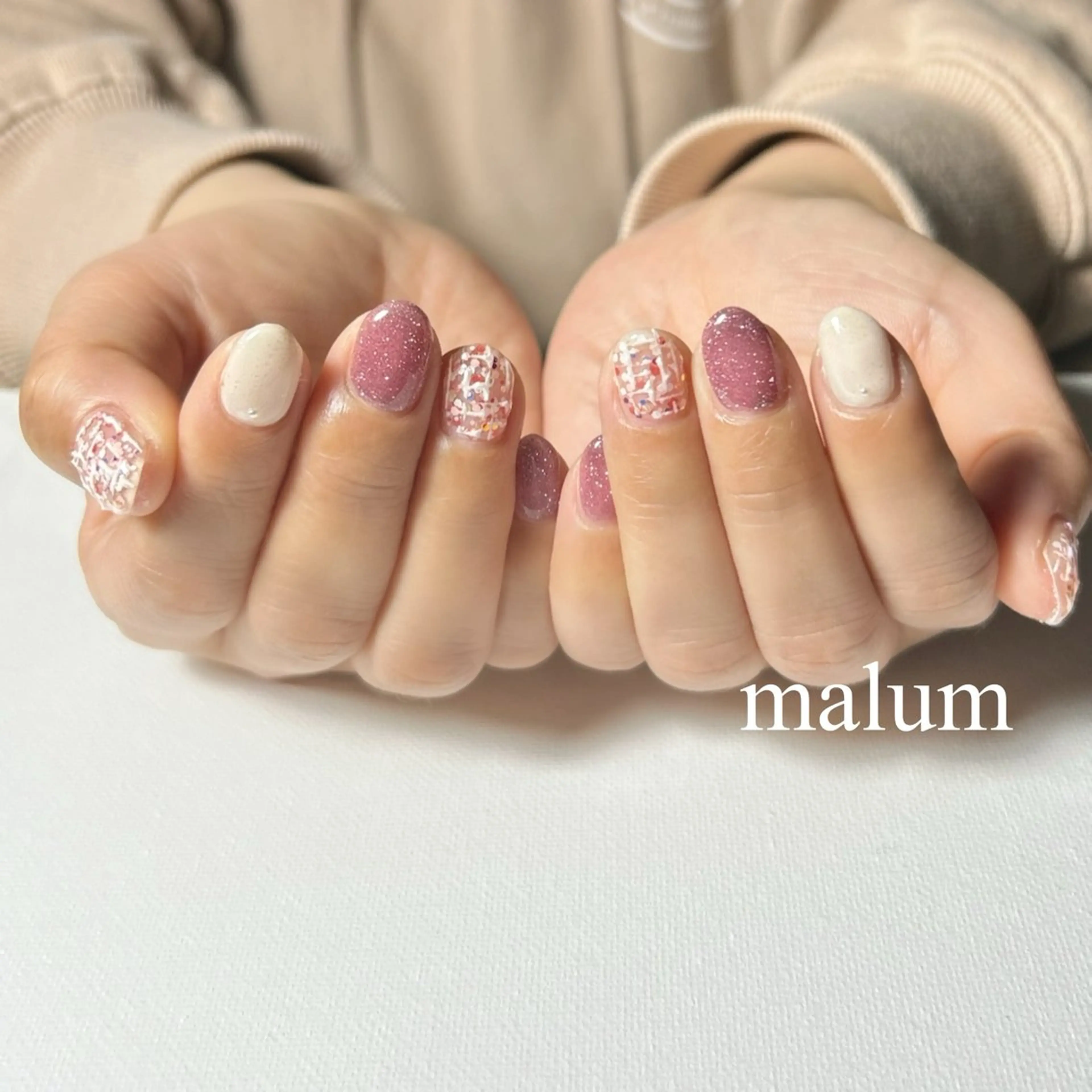 ネイル ハンドネイル malum nailのネイルデザイン